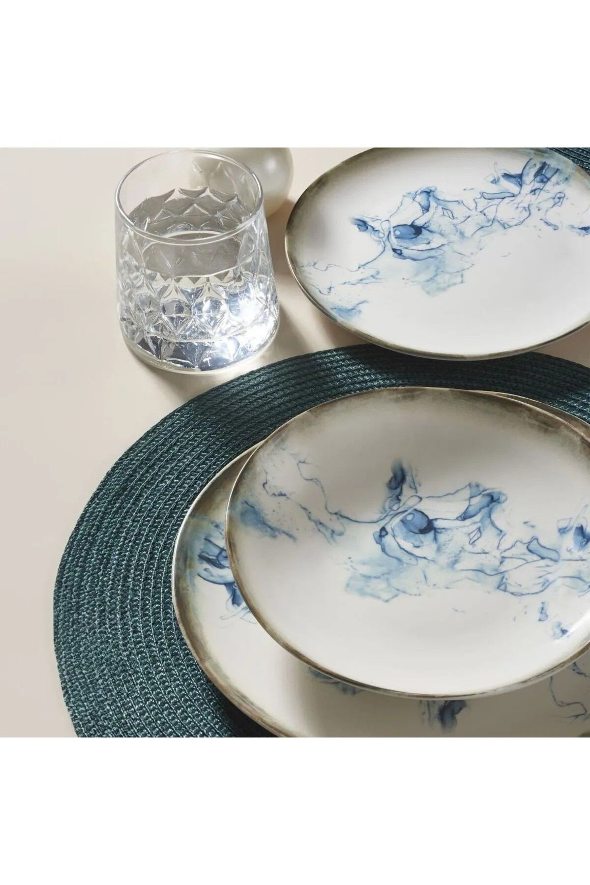 Rani Home Yemek Takımı (24 Parça) Güral Porselen Çok Renkli HE-6763