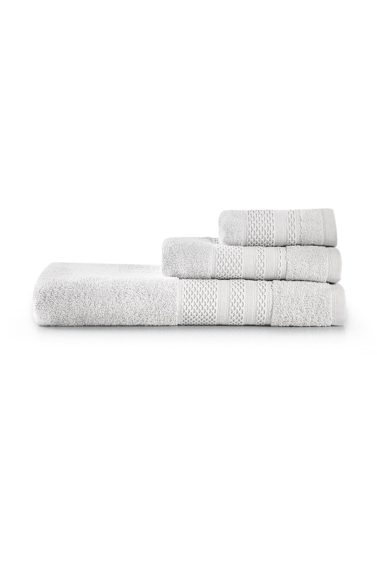 Rani Home Banyo Havlusu Seti  Krem BD-6371