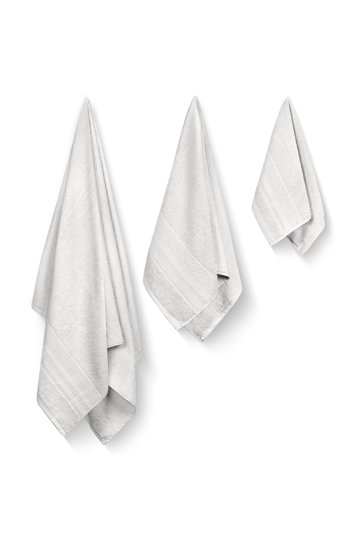 Rani Home Banyo Havlusu Seti  Krem BD-6371