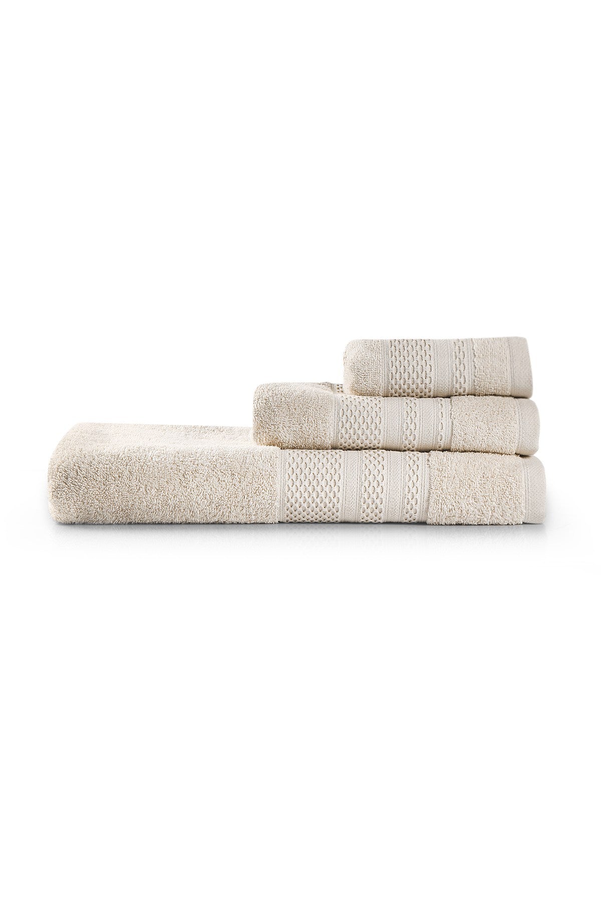 Rani Home Banyo Havlusu Seti  Taş BD-6372