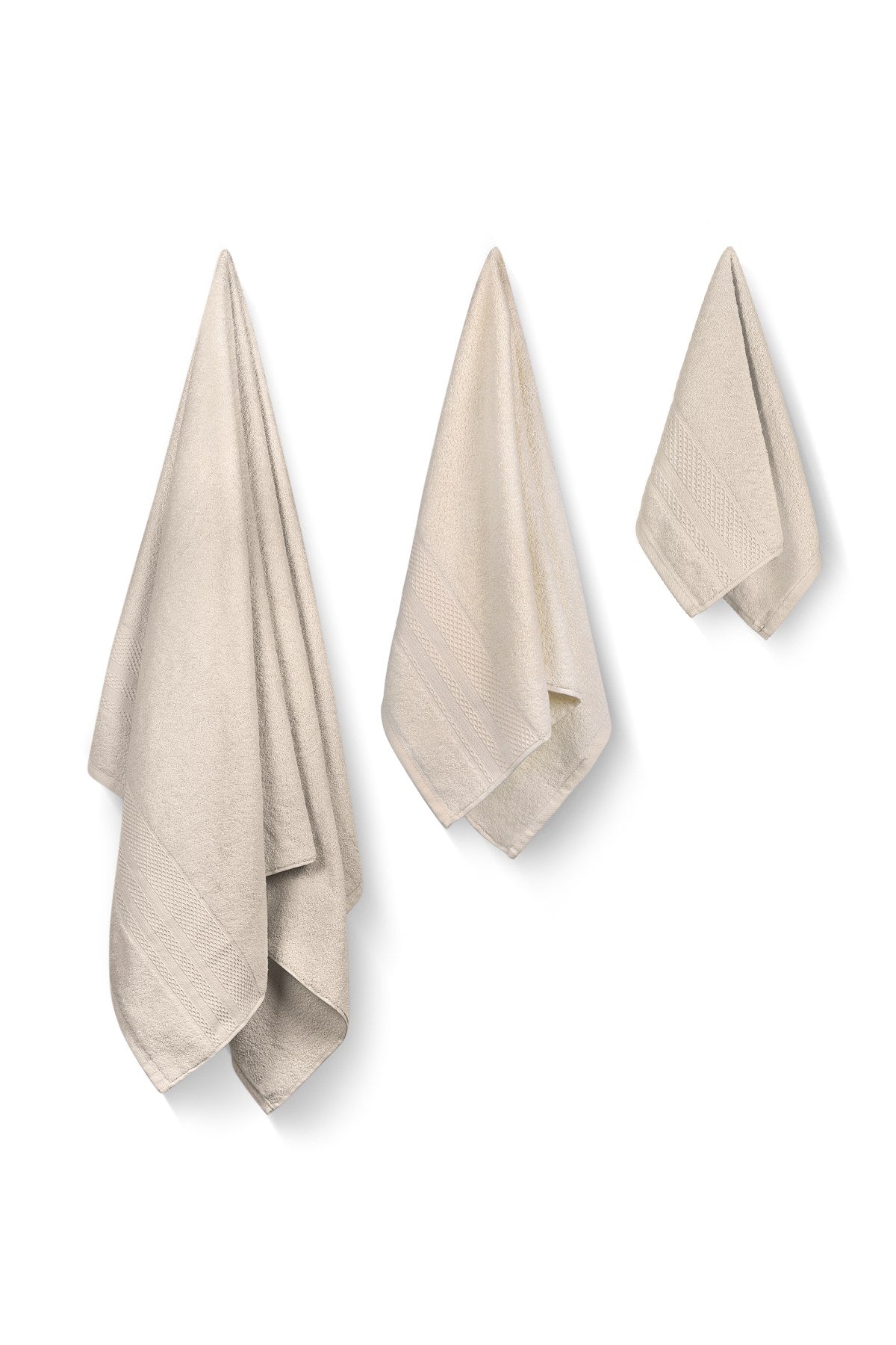 Rani Home Banyo Havlusu Seti  Taş BD-6372