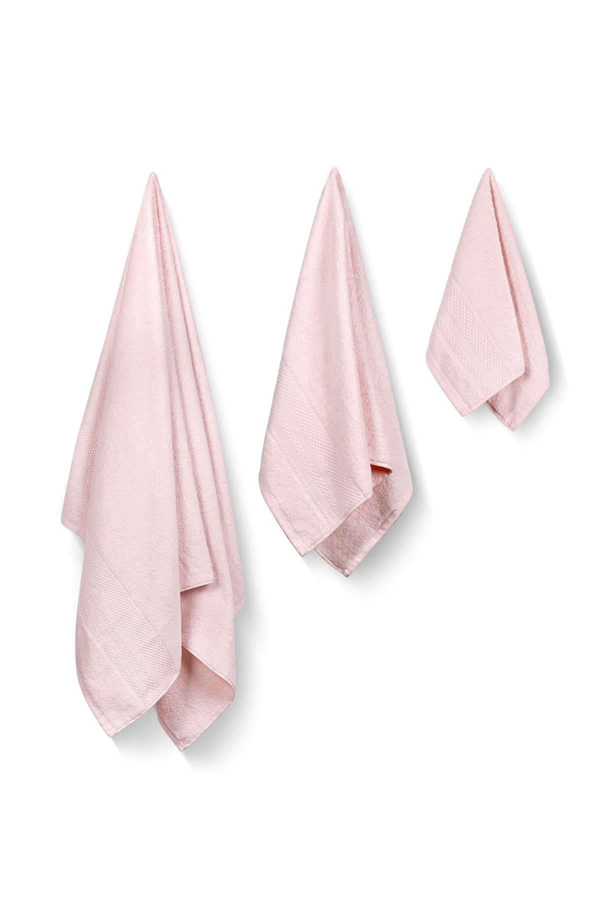 Rani Home Banyo Havlusu Seti  Pudra BD-6374