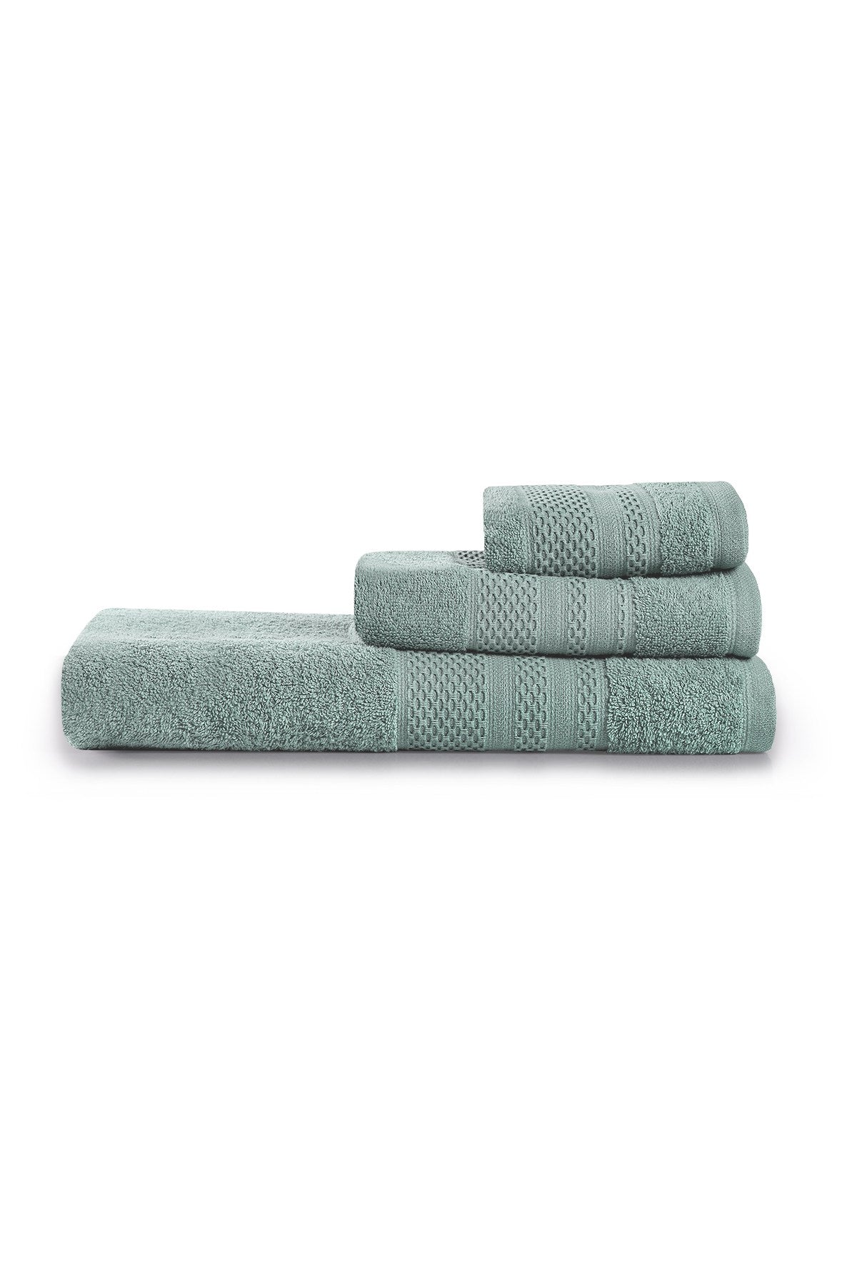 Rani Home Banyo Havlusu Seti  Yeşil BD-6375