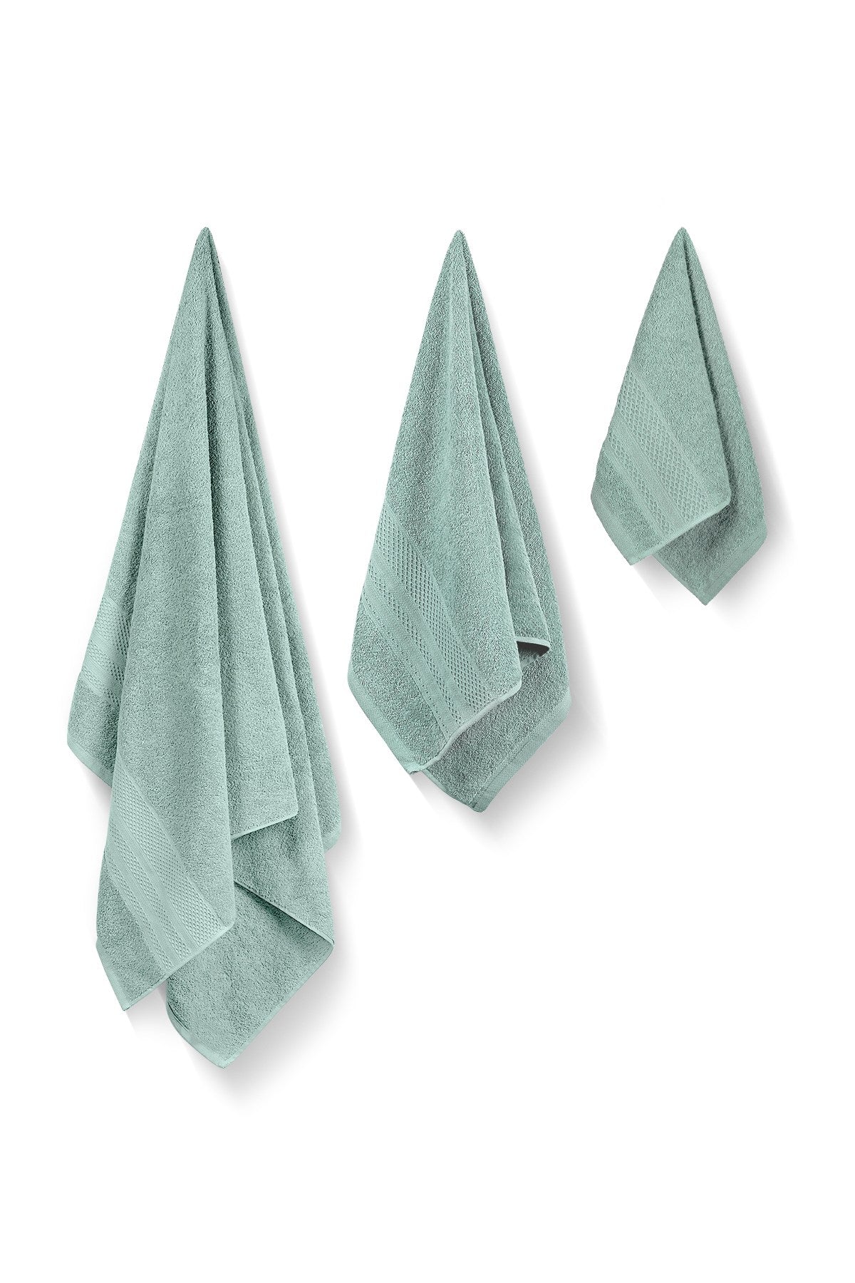 Rani Home Banyo Havlusu Seti  Yeşil BD-6375