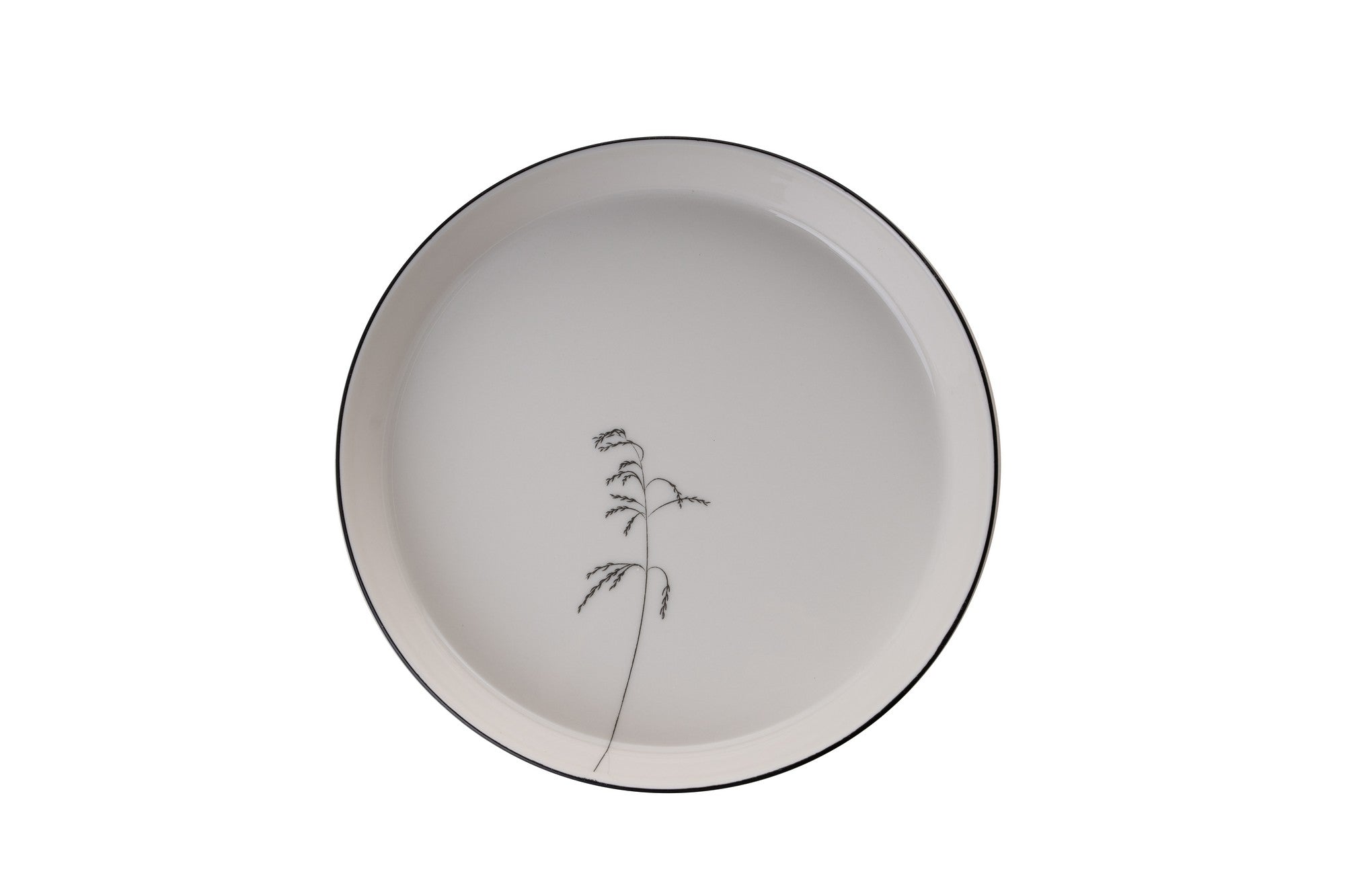Rani Home Yemek Takımı (27 Parça) Beyaz Siyah HG-6908