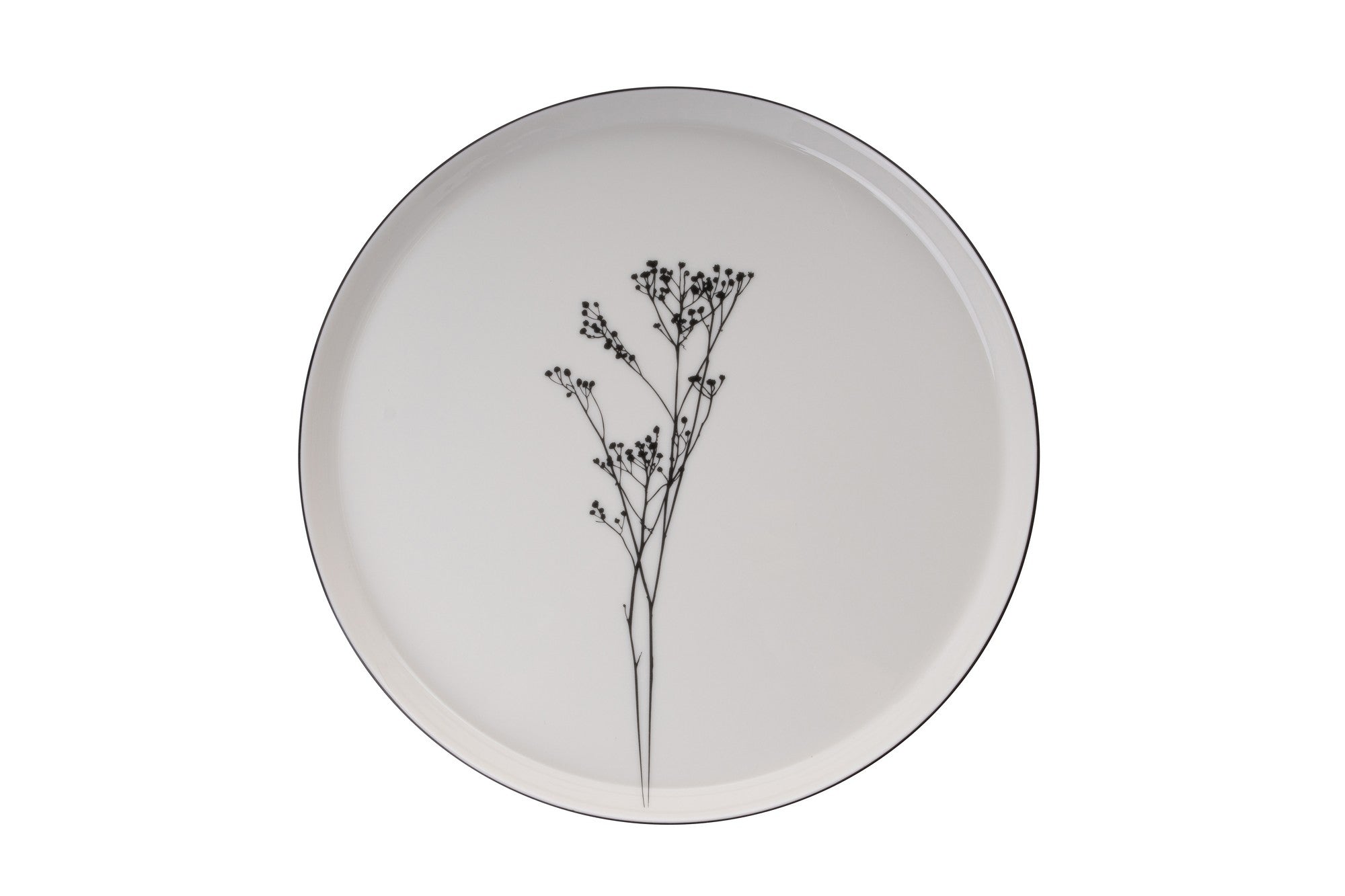 Rani Home Yemek Takımı (27 Parça) Beyaz Siyah HG-6908