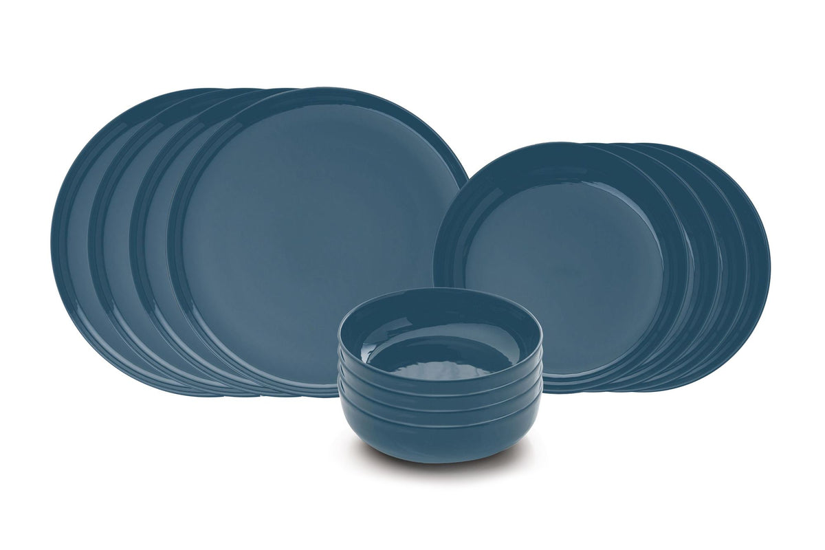 Rani Home Yemek Takımı (12 Parça) Kütahya Porselen Koyu Mavi HB-6909