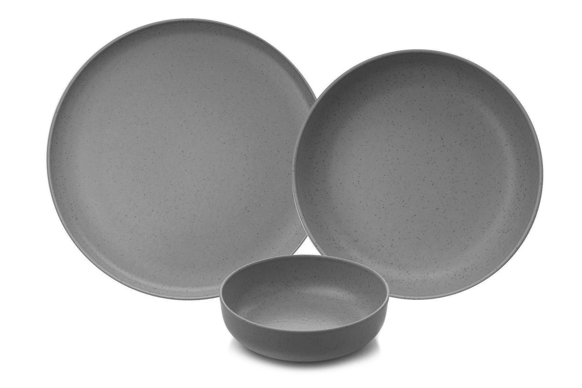 Rani Home Yemek Takımı (12 Parça) Kütahya Porselen Antrasit HB-6911