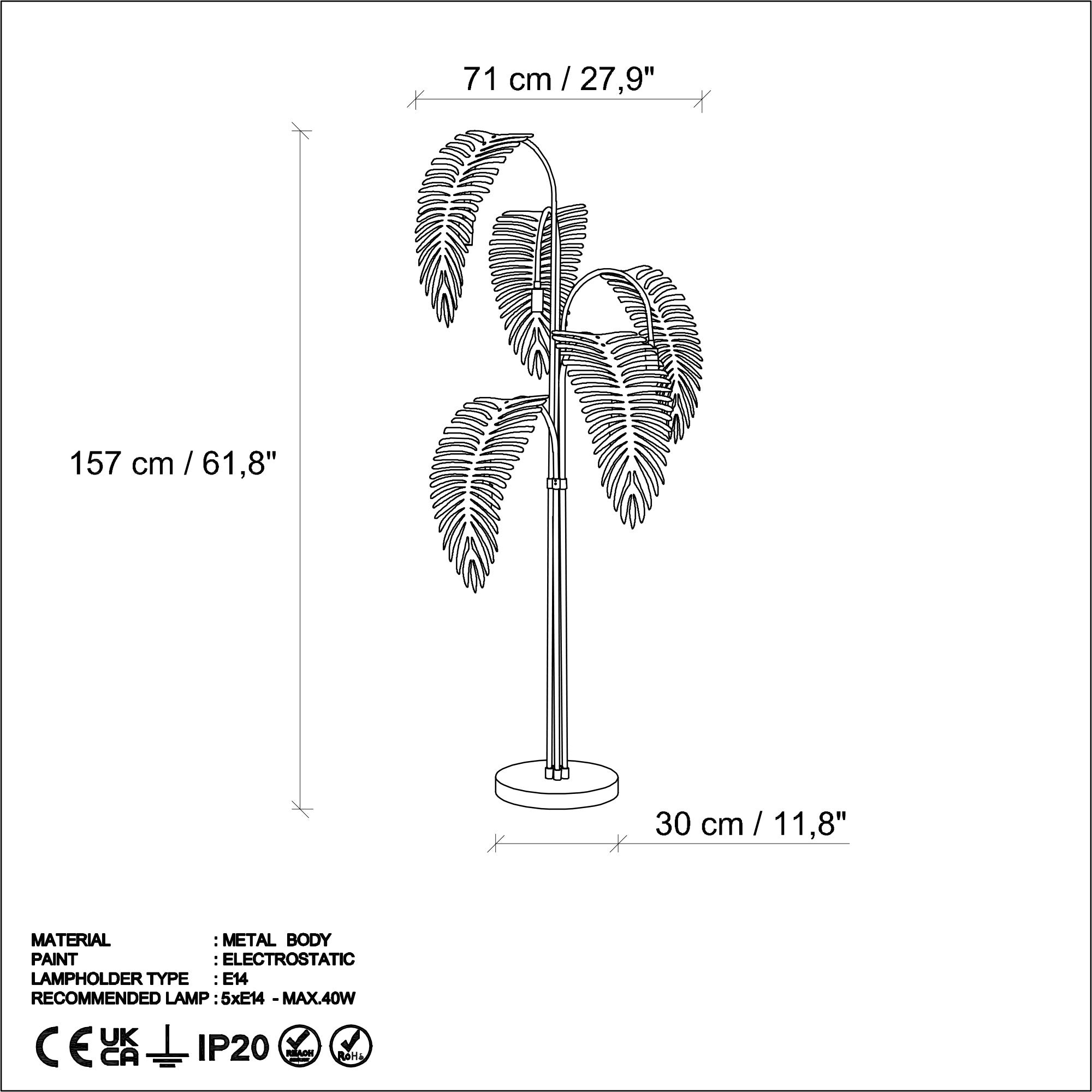 Rani Home Lambader Altın BB-6056