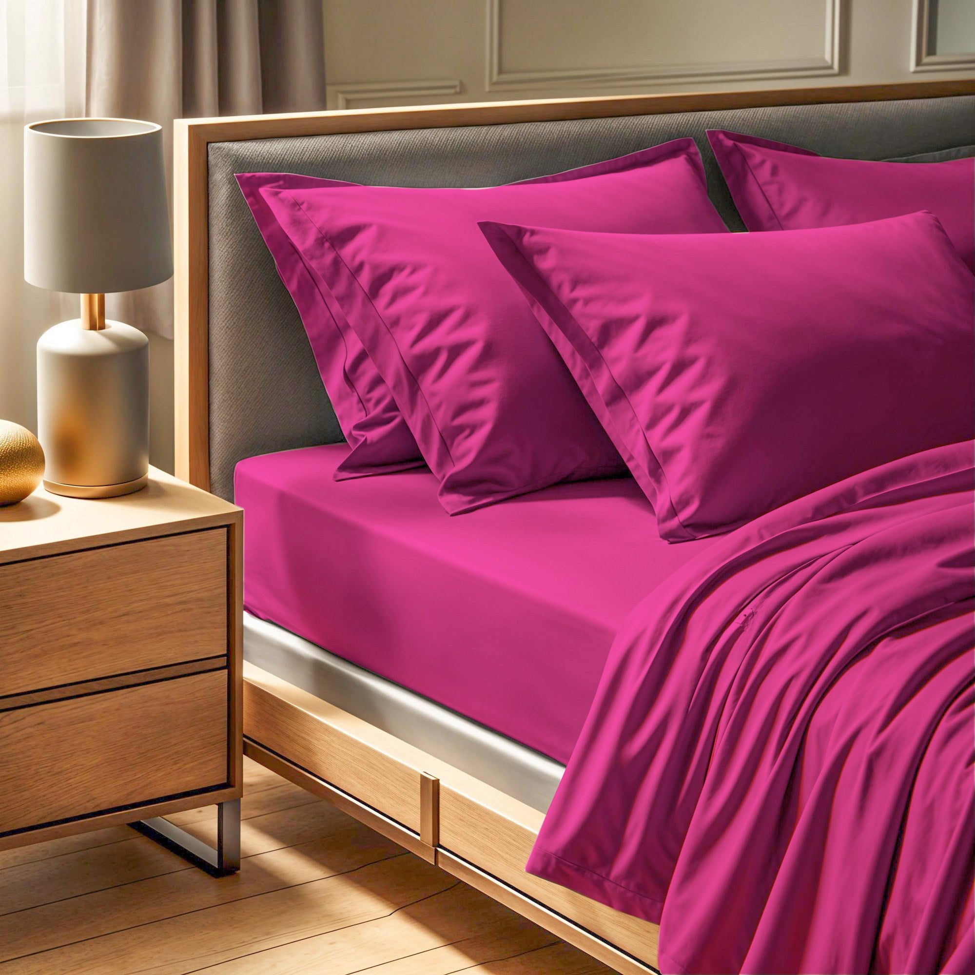Rani Home  Çift Kişilik Çarşaf Gül Kurusu CF-6338