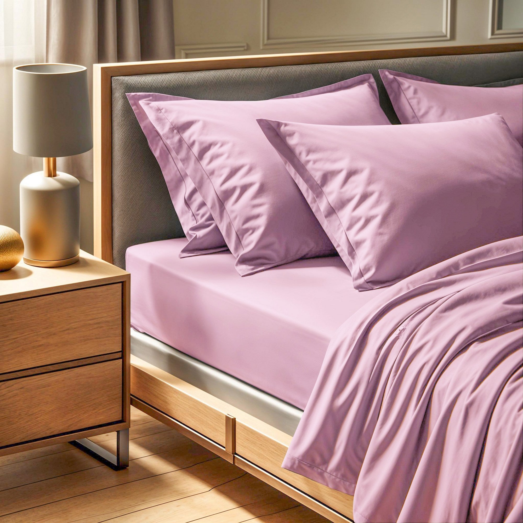 Rani Home  Çift Kişilik Çarşaf Gül Kurusu CF-6341