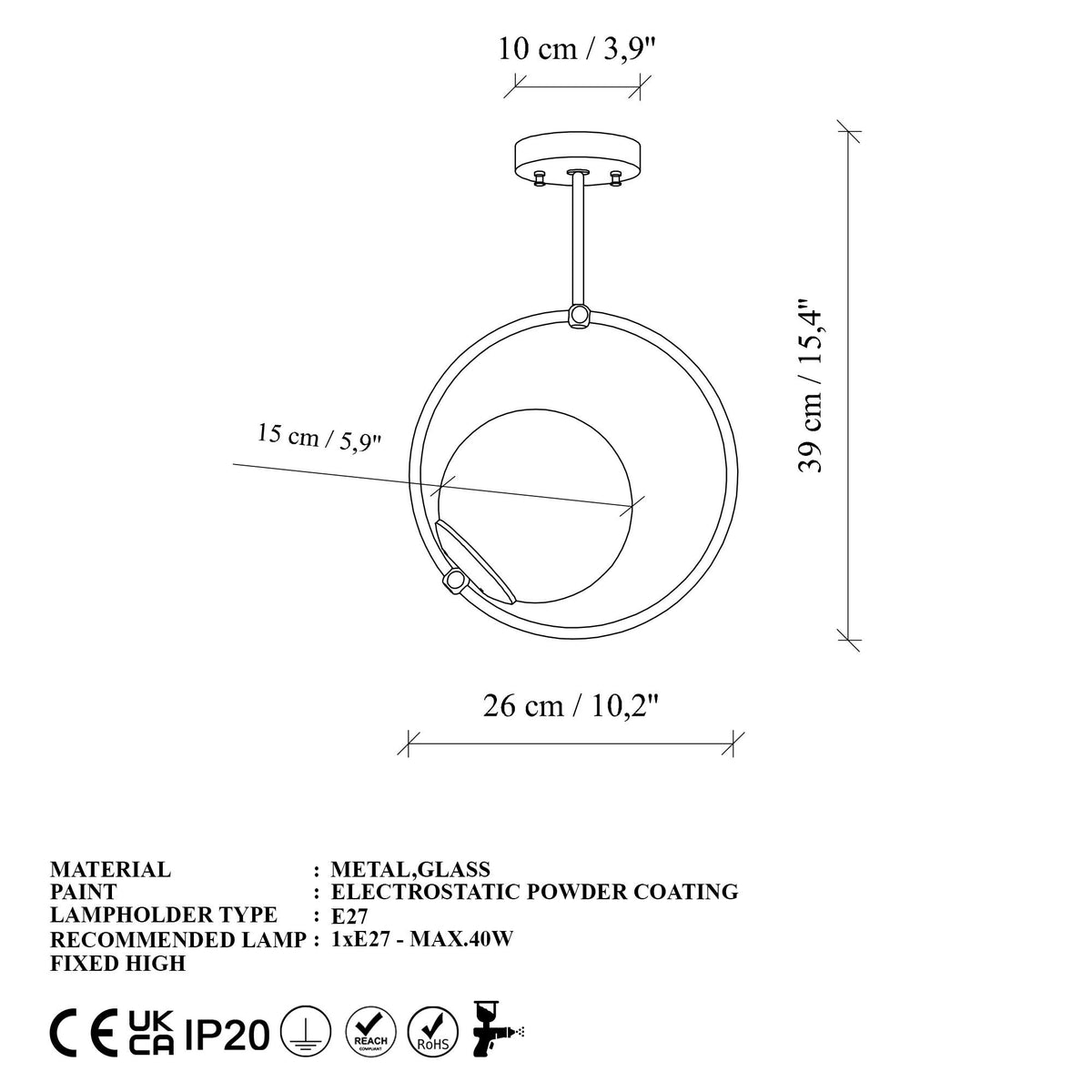 Rani Home Avize Altın  AA-5950