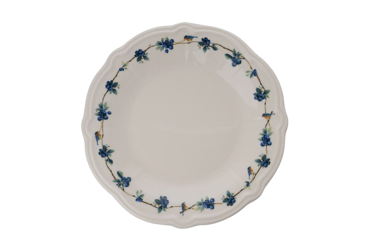 Rani Home Yemek Takımı (24 Parça) Hermia Beyaz - Mavi - Yeşil HE-6802
