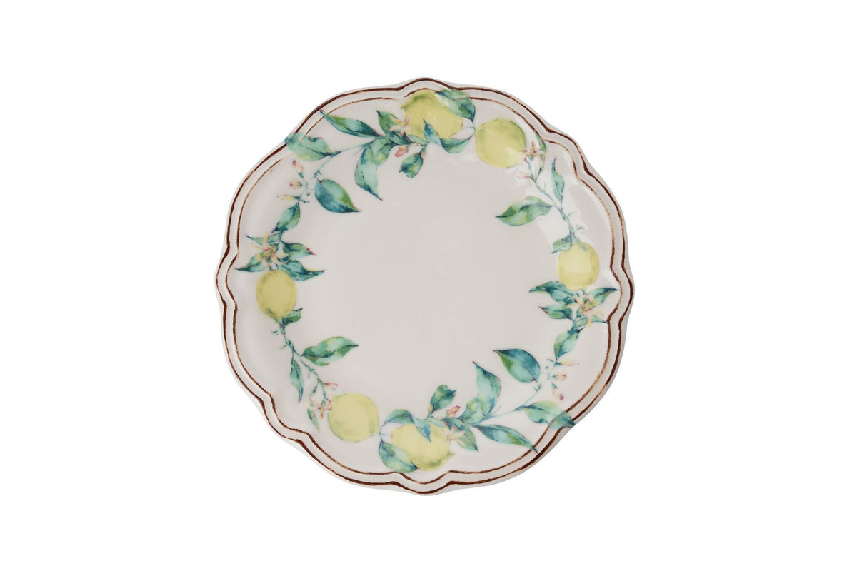 Rani Home Yemek Takımı (24 Parça) Hermia Yeşil - Sarı - Kahverengi HE-6803