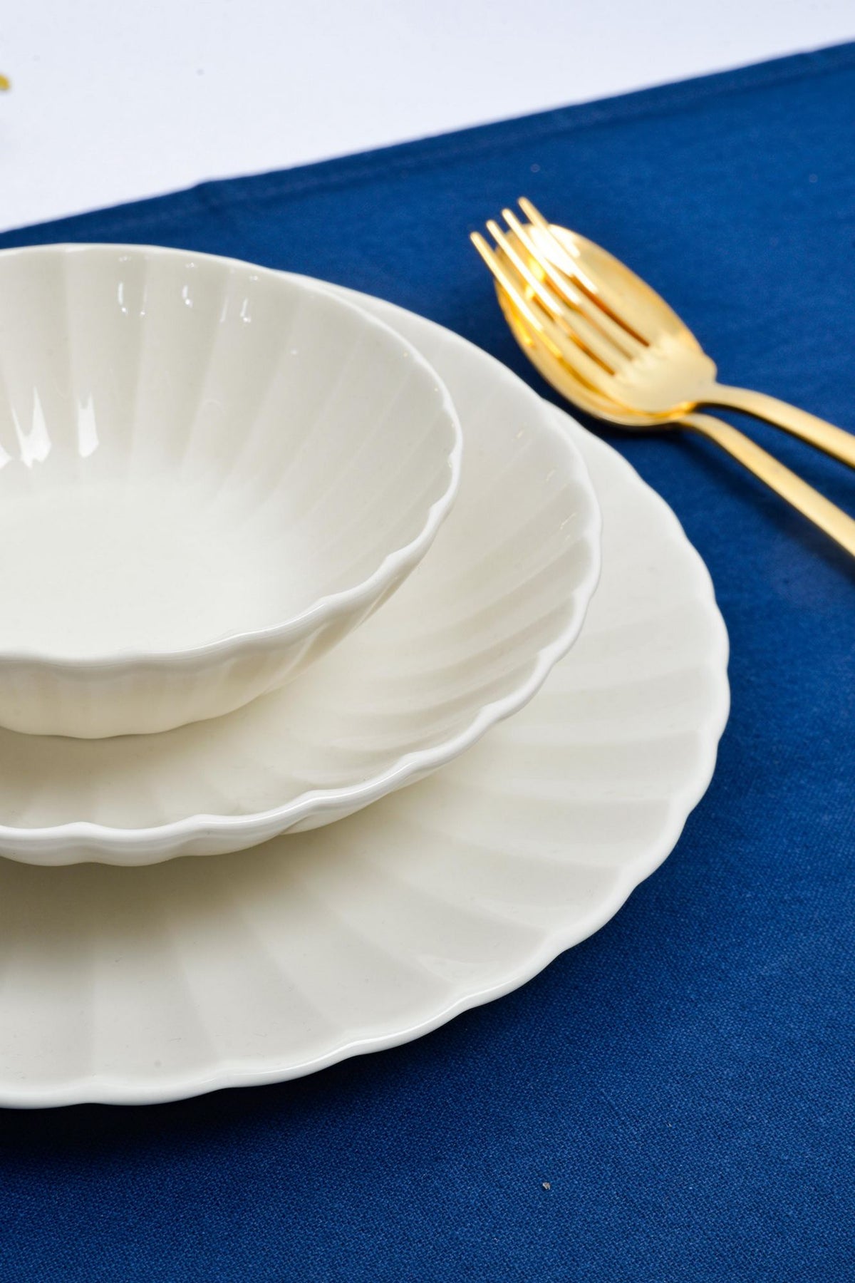 Rani Home Yemek Takımı (24 Parça) Hermia Beyaz HE-6938