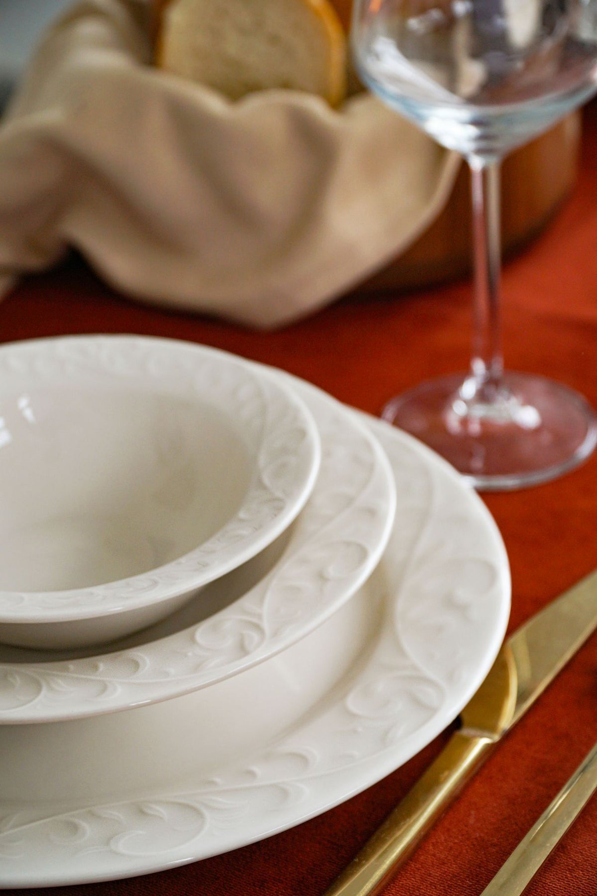 Rani Home Yemek Takımı (18 Parça) Hermia Beyaz HD-6940