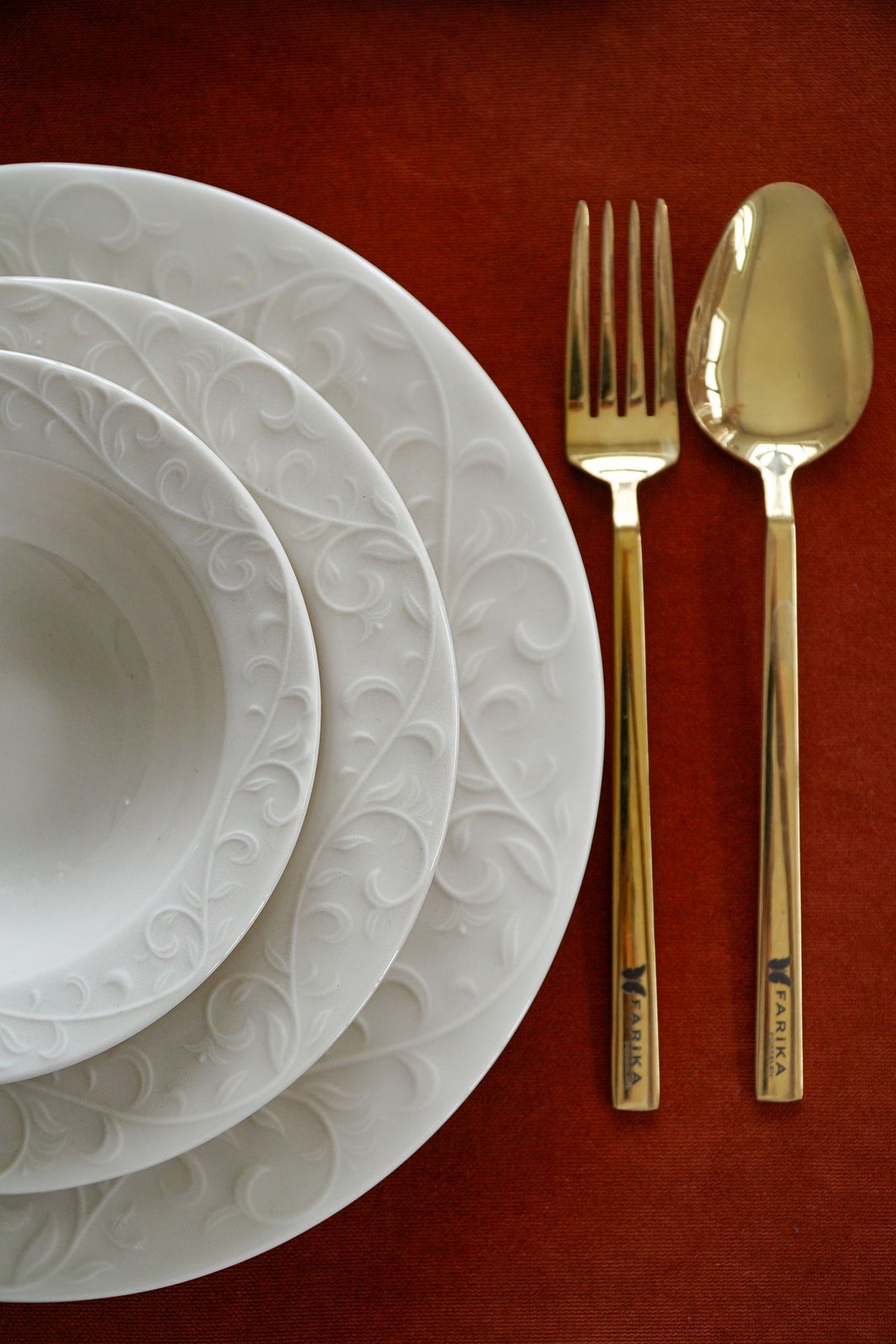 Rani Home Yemek Takımı (18 Parça) Hermia Beyaz HD-6940