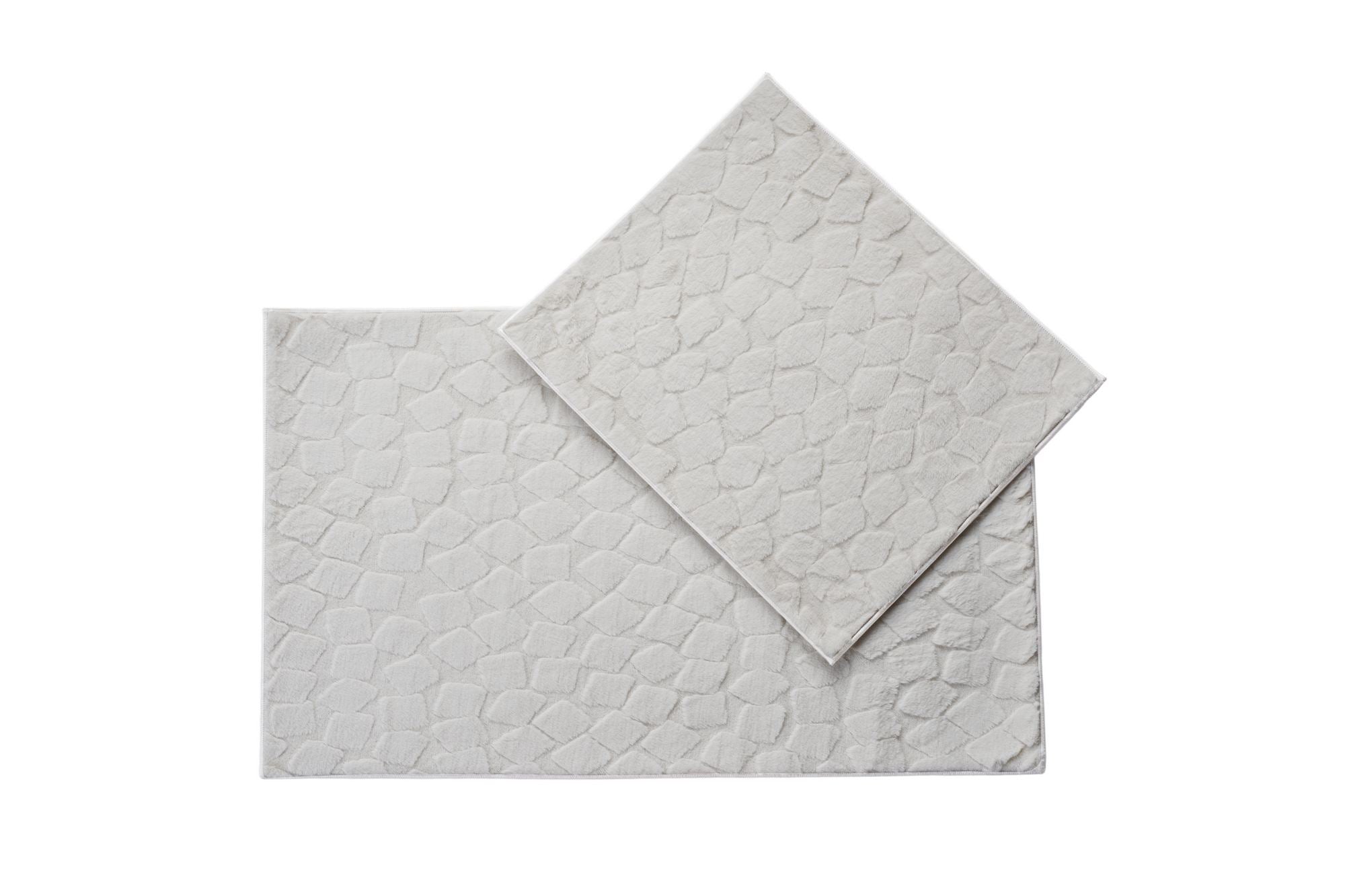 Rani Home Banyo Paspası Seti  Gri BA-6453