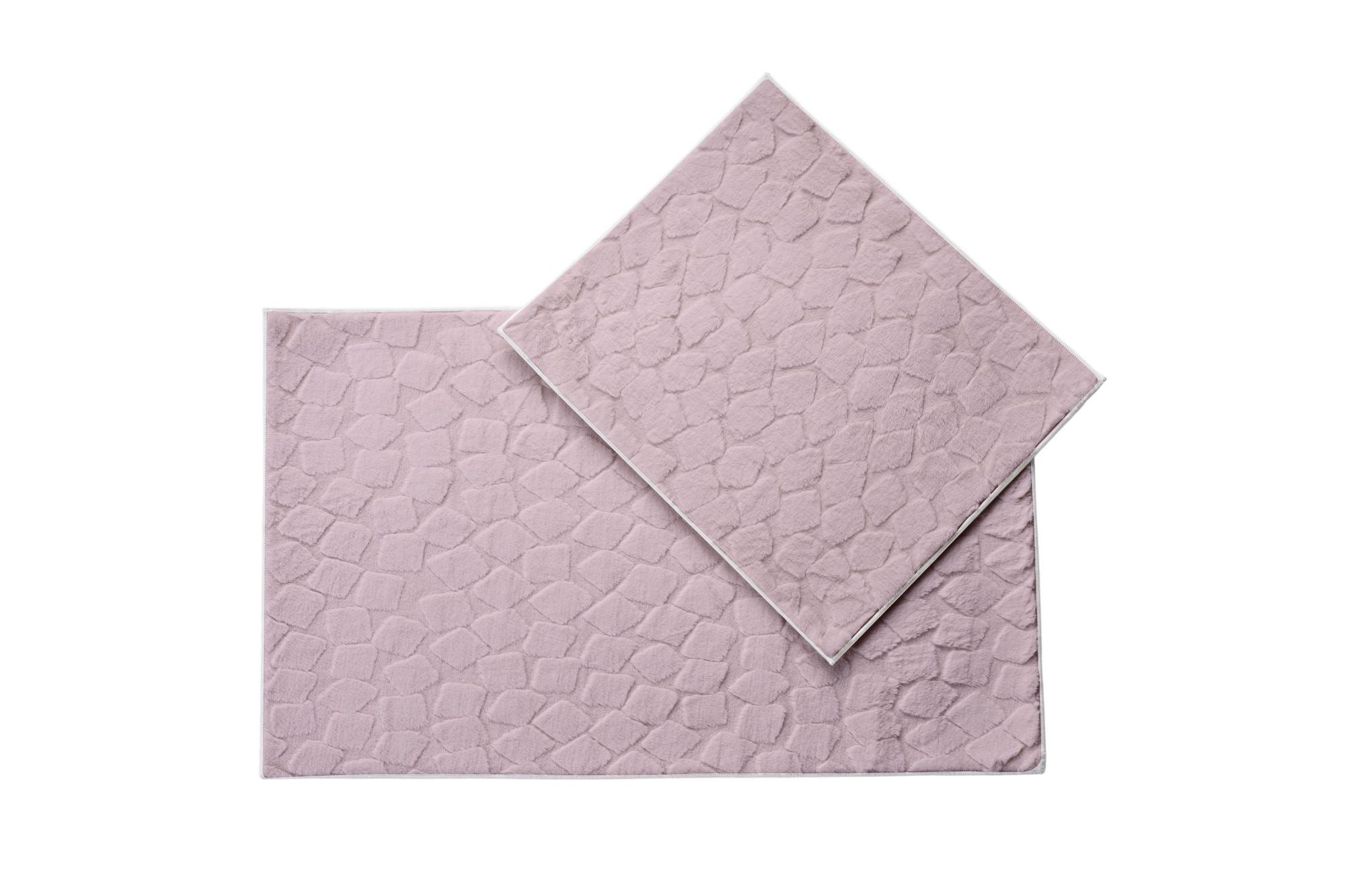 Rani Home Banyo Paspası Seti  Pembe BA-6454