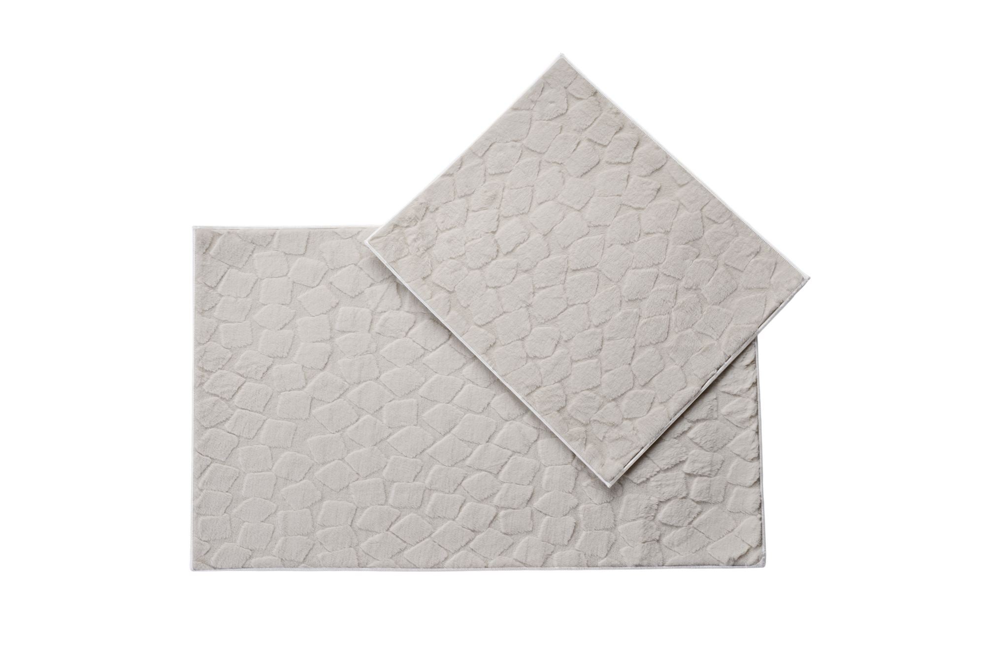 Rani Home Banyo Paspası Seti  Vizon Gri BA-6458