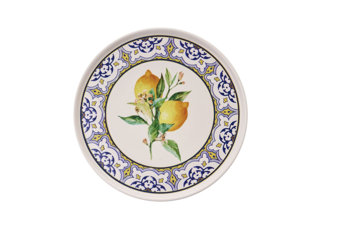 Rani Home Servis Tabağı Seti Hermia Sarı - Mavi - Beyaz - Yeşil FC-6781
