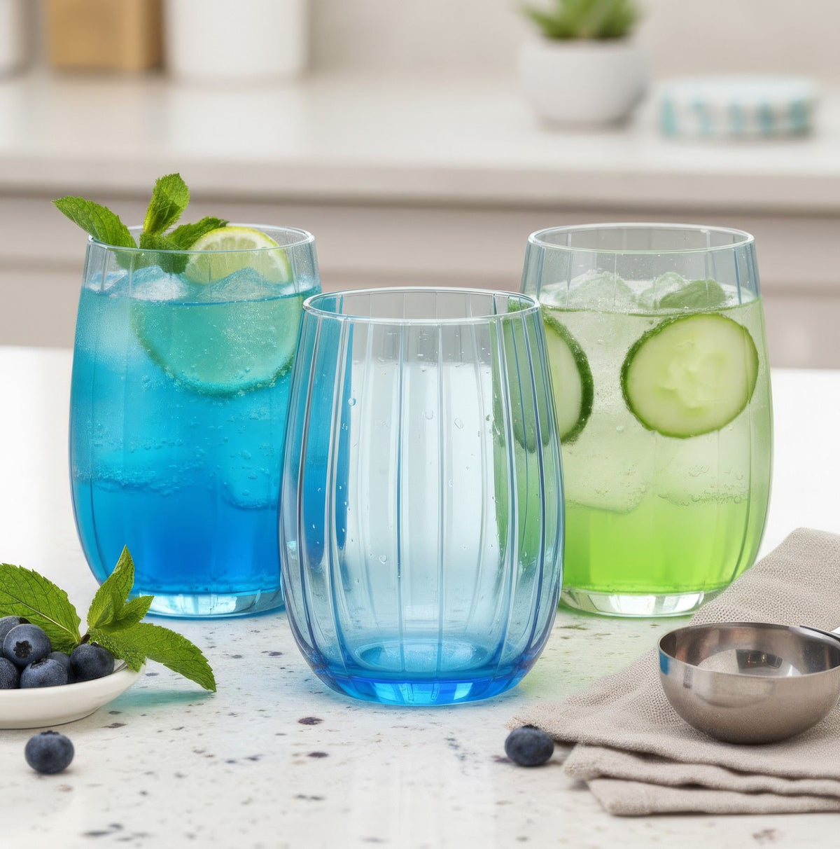 Rani Home Bardak Seti Paşabahçe Turkuaz AA-6945