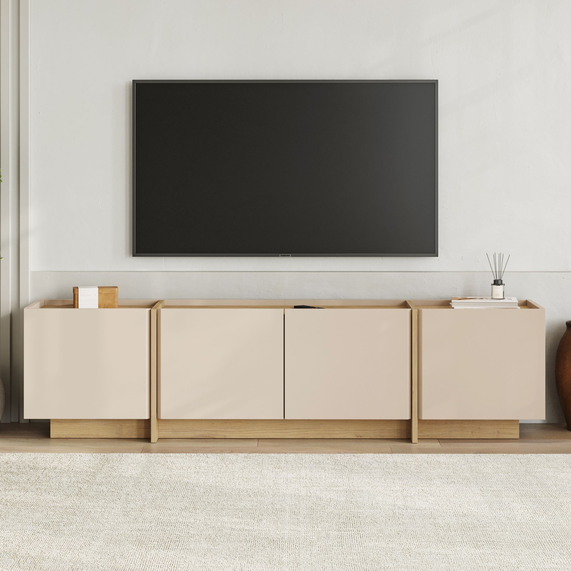 Rani Home Tv Ünitesi Vizon - Safir Meşe 180 Cm AA-5840