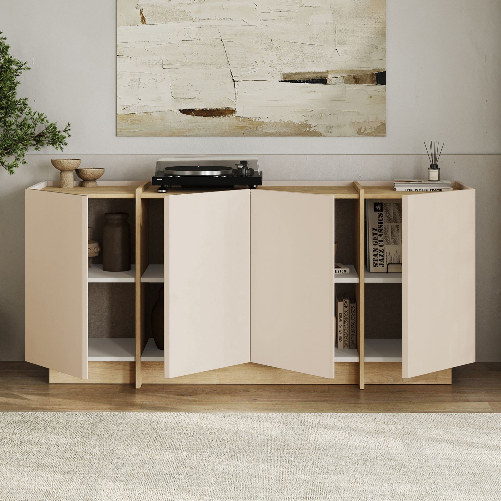 Rani Home Konsol Vizon - Safir Meşe 180 Cm GD-5738