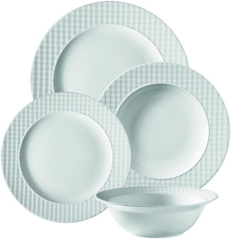 Rani Home Yemek Takımı (24 Parça) Kütahya Porselen Beyaz HE-6879