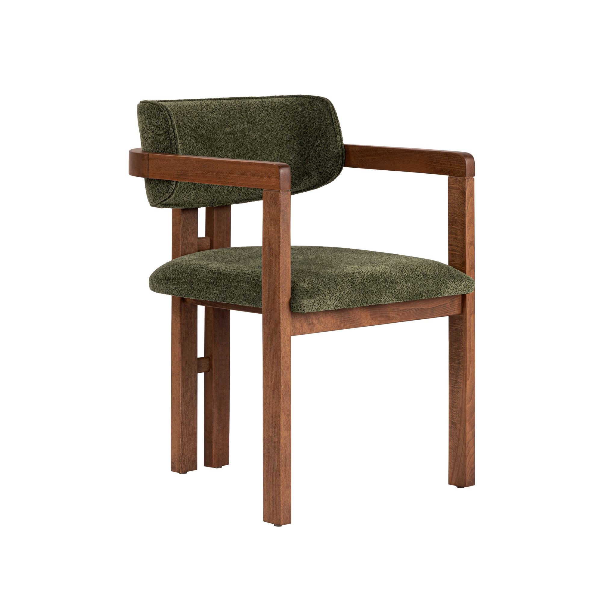 Rani Home Sandalye Yeşil - Ceviz 54 Cm GB-5763