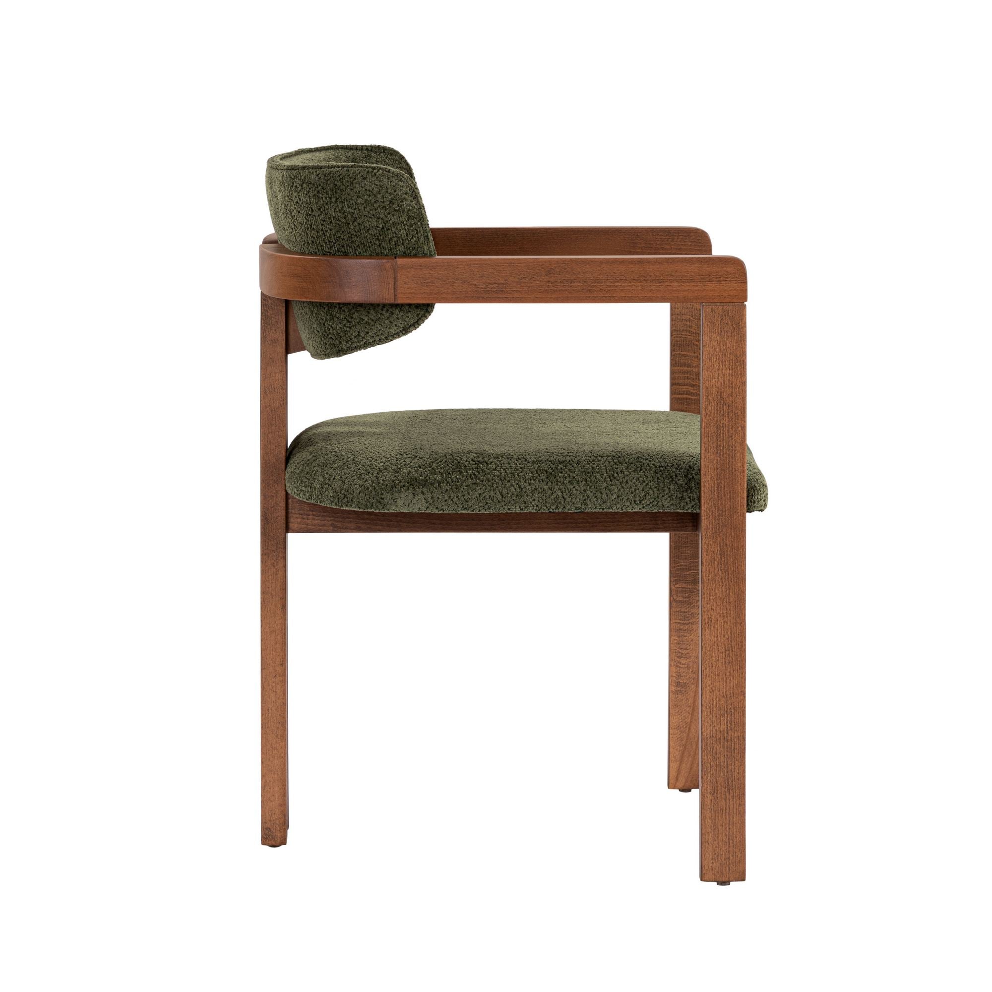 Rani Home Sandalye Yeşil - Ceviz 54 Cm GB-5763