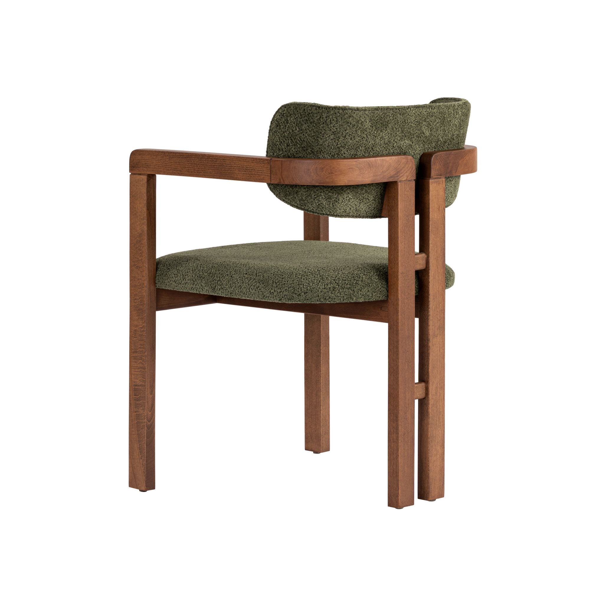 Rani Home Sandalye Yeşil - Ceviz 54 Cm GB-5763
