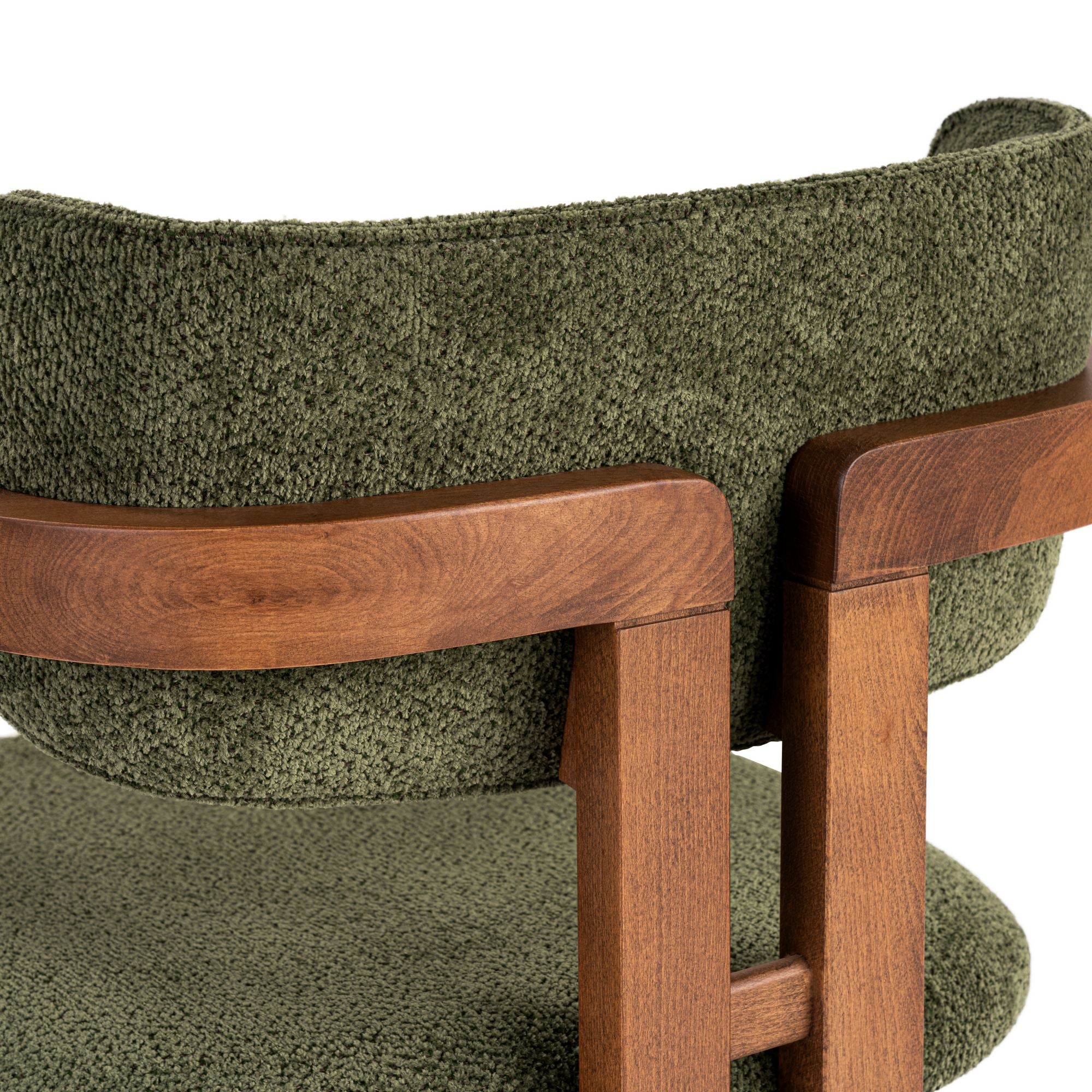 Rani Home Sandalye Yeşil - Ceviz 54 Cm GB-5763