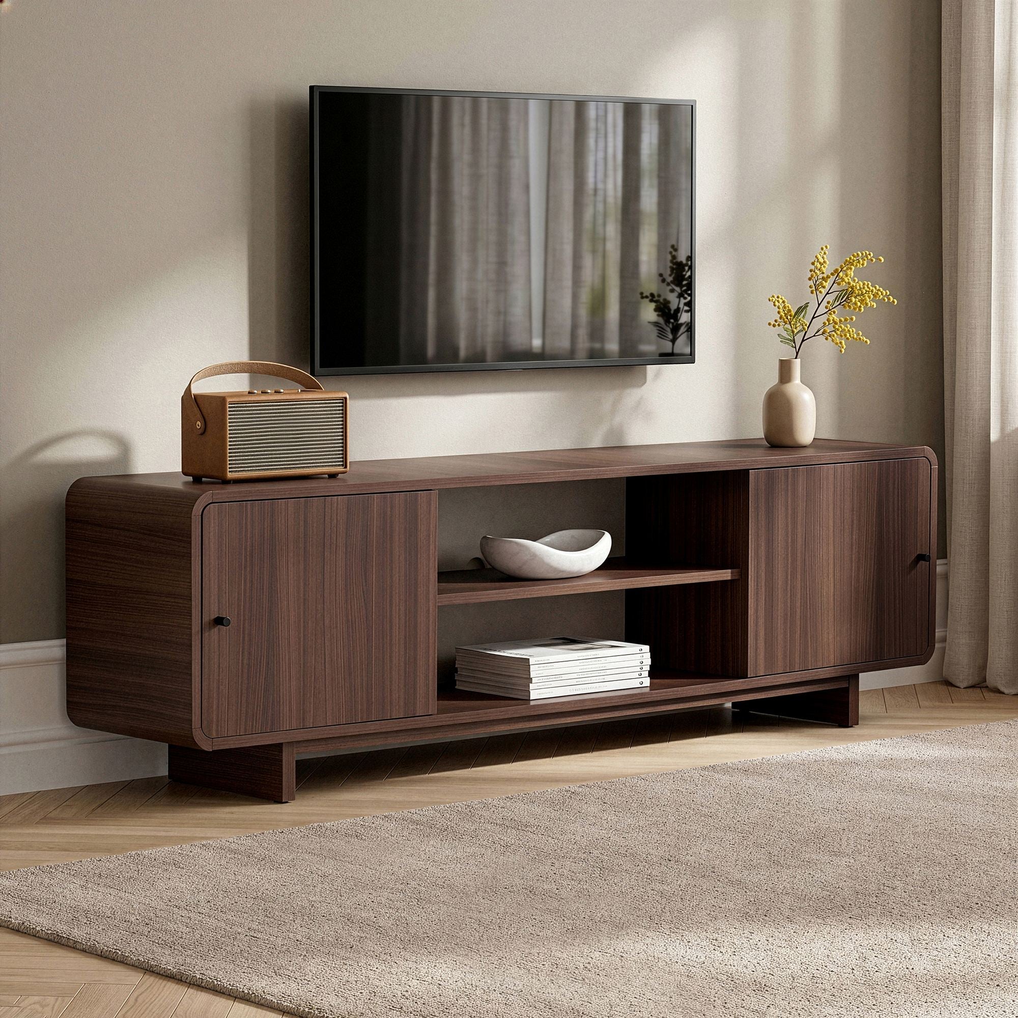 Rani Home Tv Ünitesi Milano Ceviz 180 Cm AA-5843