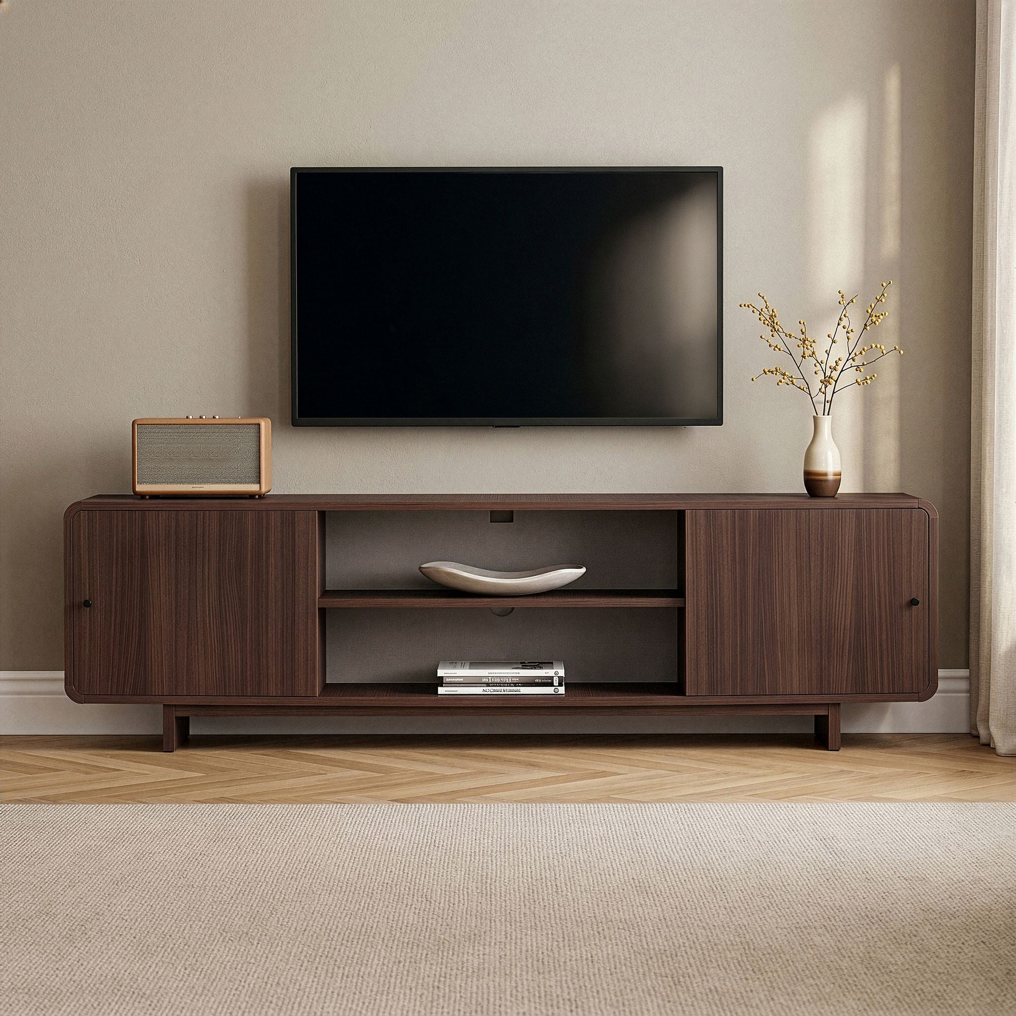 Rani Home Tv Ünitesi Milano Ceviz 180 Cm AA-5843