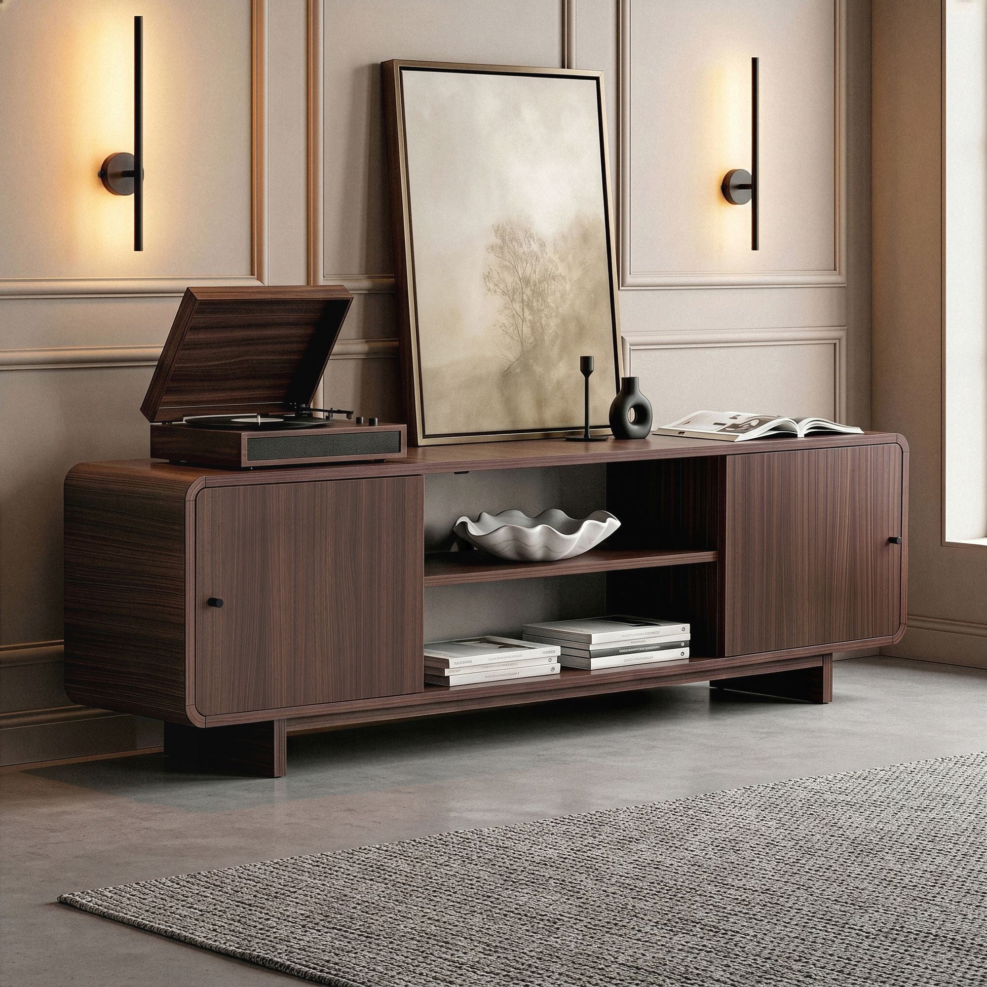 Rani Home Tv Ünitesi Milano Ceviz 180 Cm AA-5843