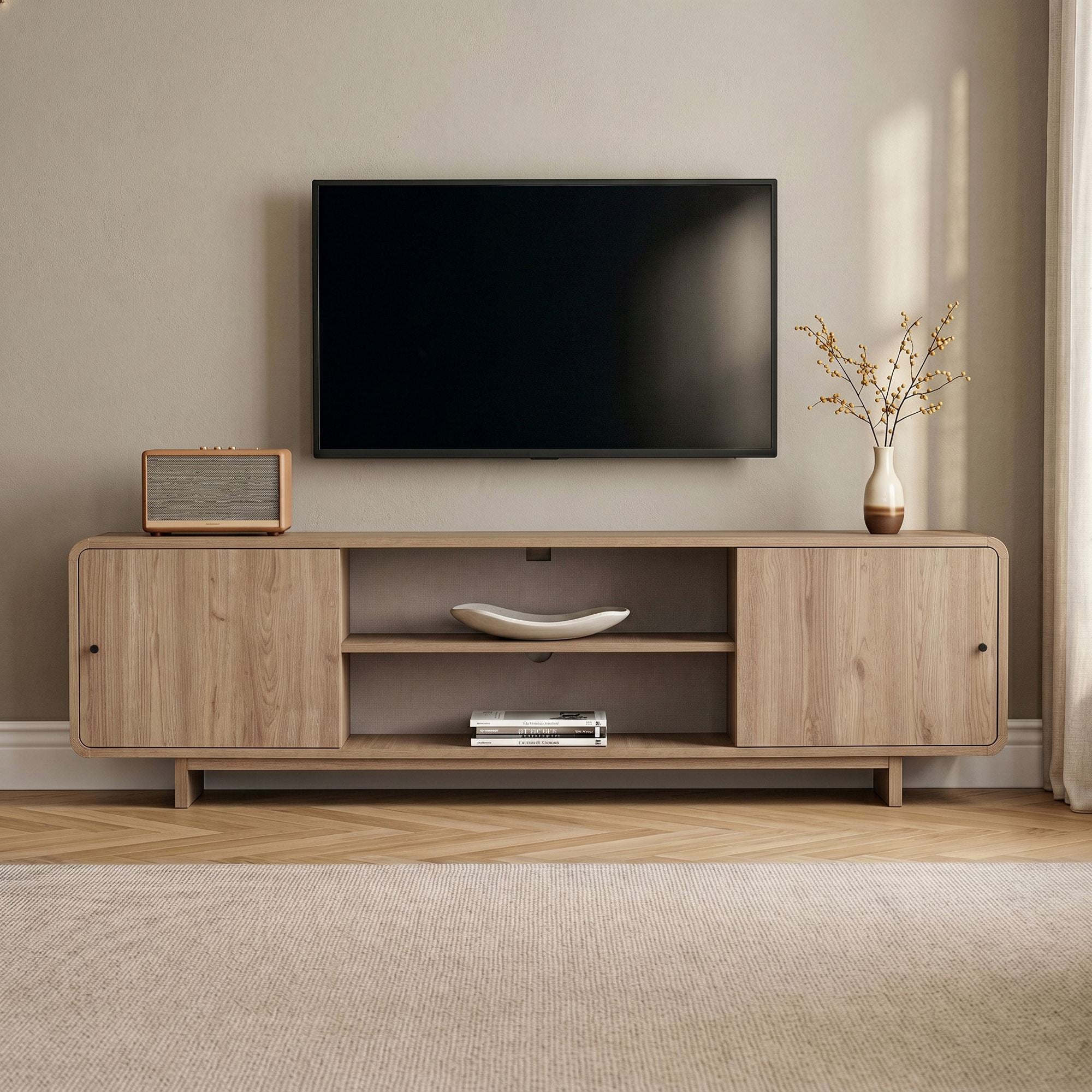 Rani Home Tv Ünitesi Meşe 180 Cm AA-5847