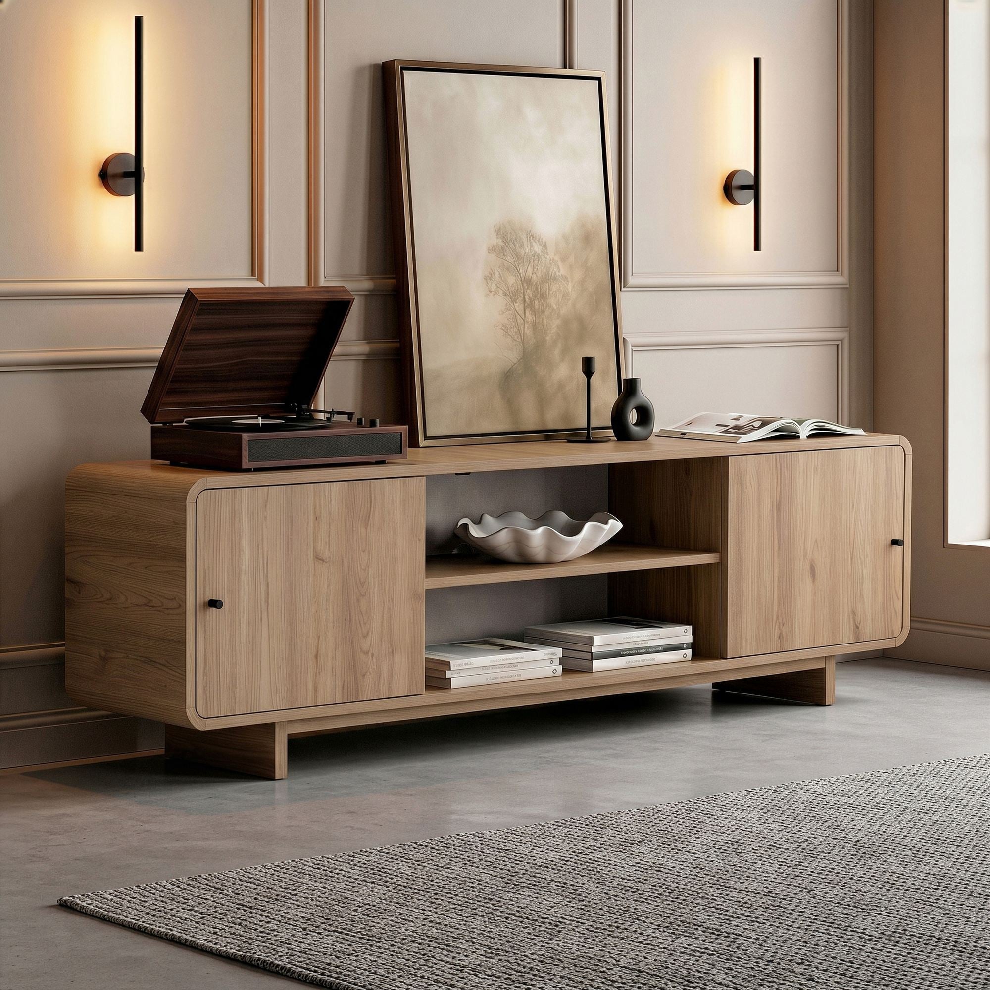 Rani Home Tv Ünitesi Meşe 180 Cm AA-5847