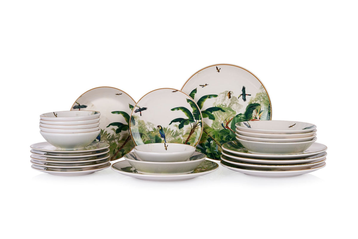 Rani Home Yemek Takımı (24 Parça) Hermia Çok Renkli HE-6792