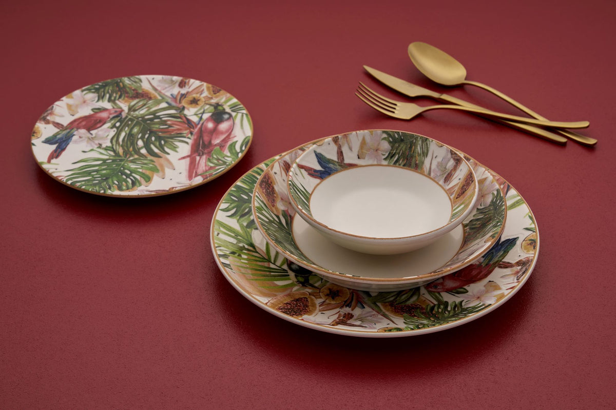 Rani Home Yemek Takımı (24 Parça) Hermia Çok Renkli HE-6793