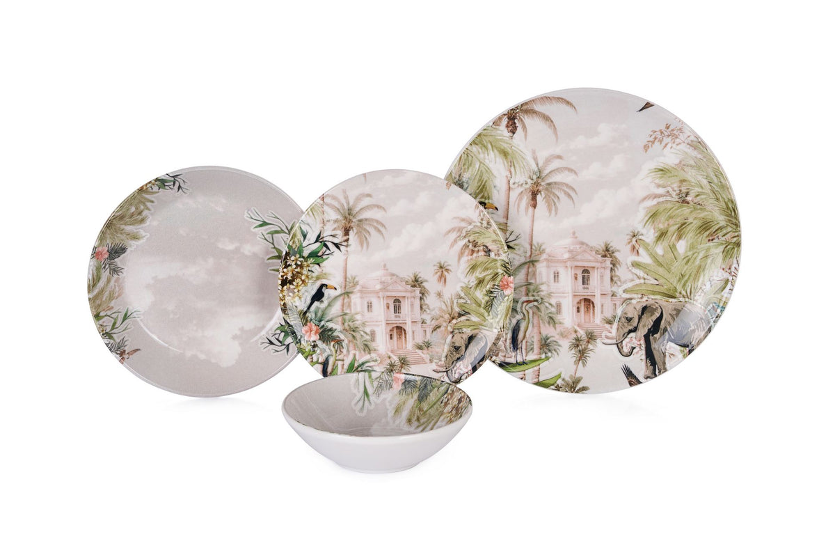 Rani Home Yemek Takımı (24 Parça) Hermia Çok Renkli HE-6794