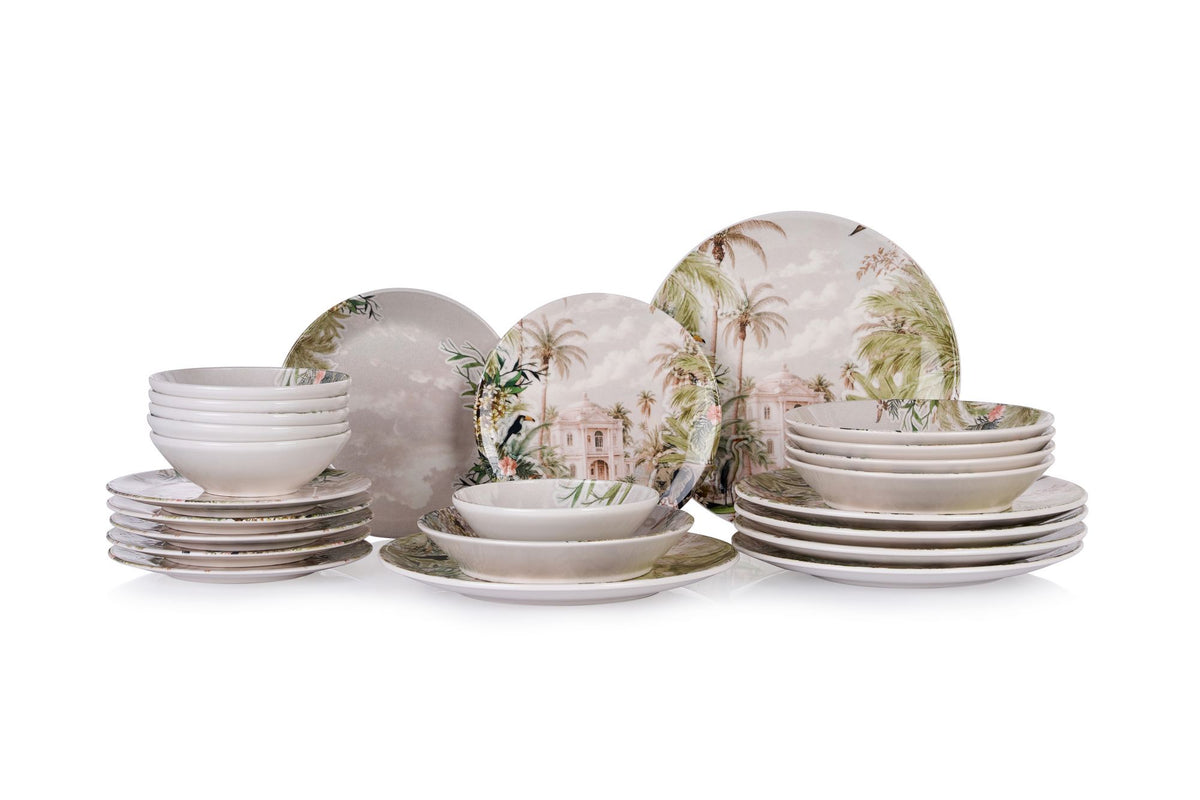 Rani Home Yemek Takımı (24 Parça) Hermia Çok Renkli HE-6794