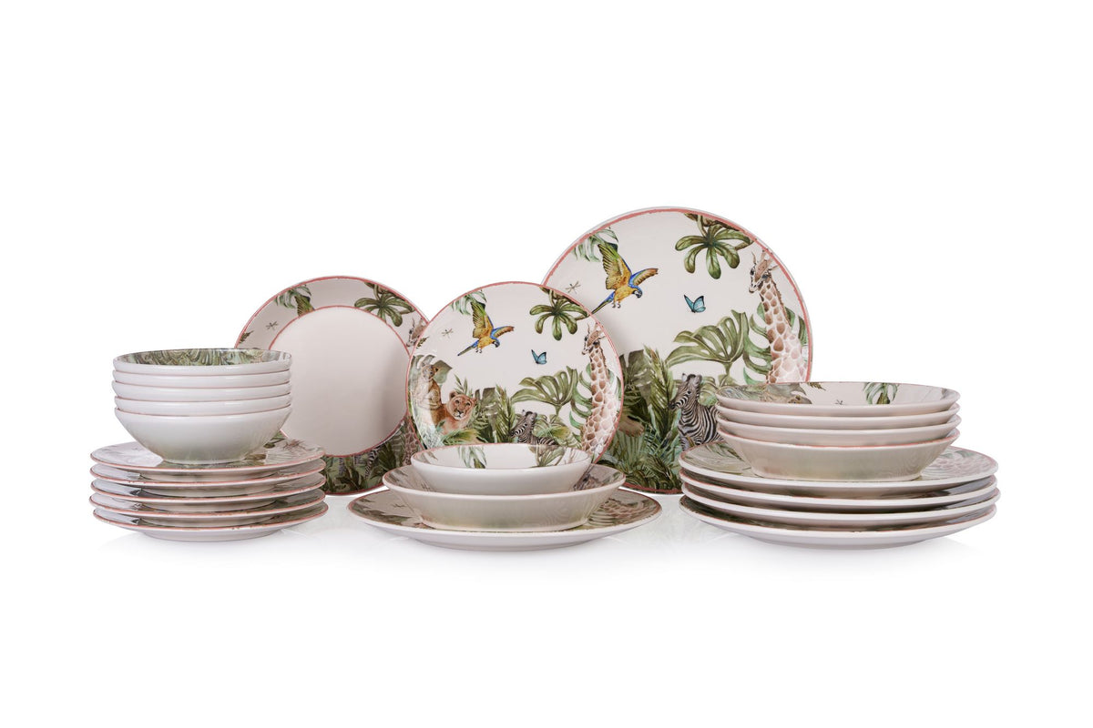 Rani Home Yemek Takımı (24 Parça) Hermia Çok Renkli HE-6795