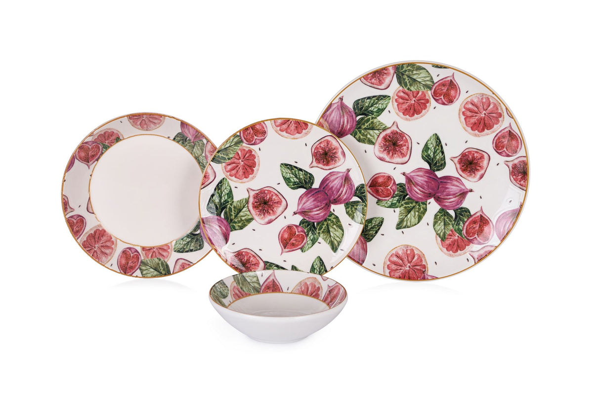 Rani Home Yemek Takımı (24 Parça) Hermia Çok Renkli HE-6798