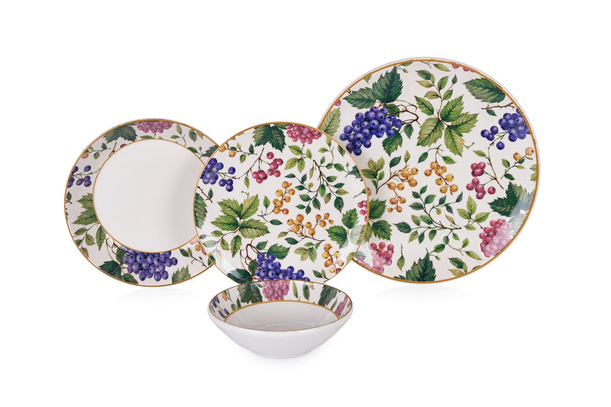 Rani Home Yemek Takımı (24 Parça) Hermia Çok Renkli HE-6799
