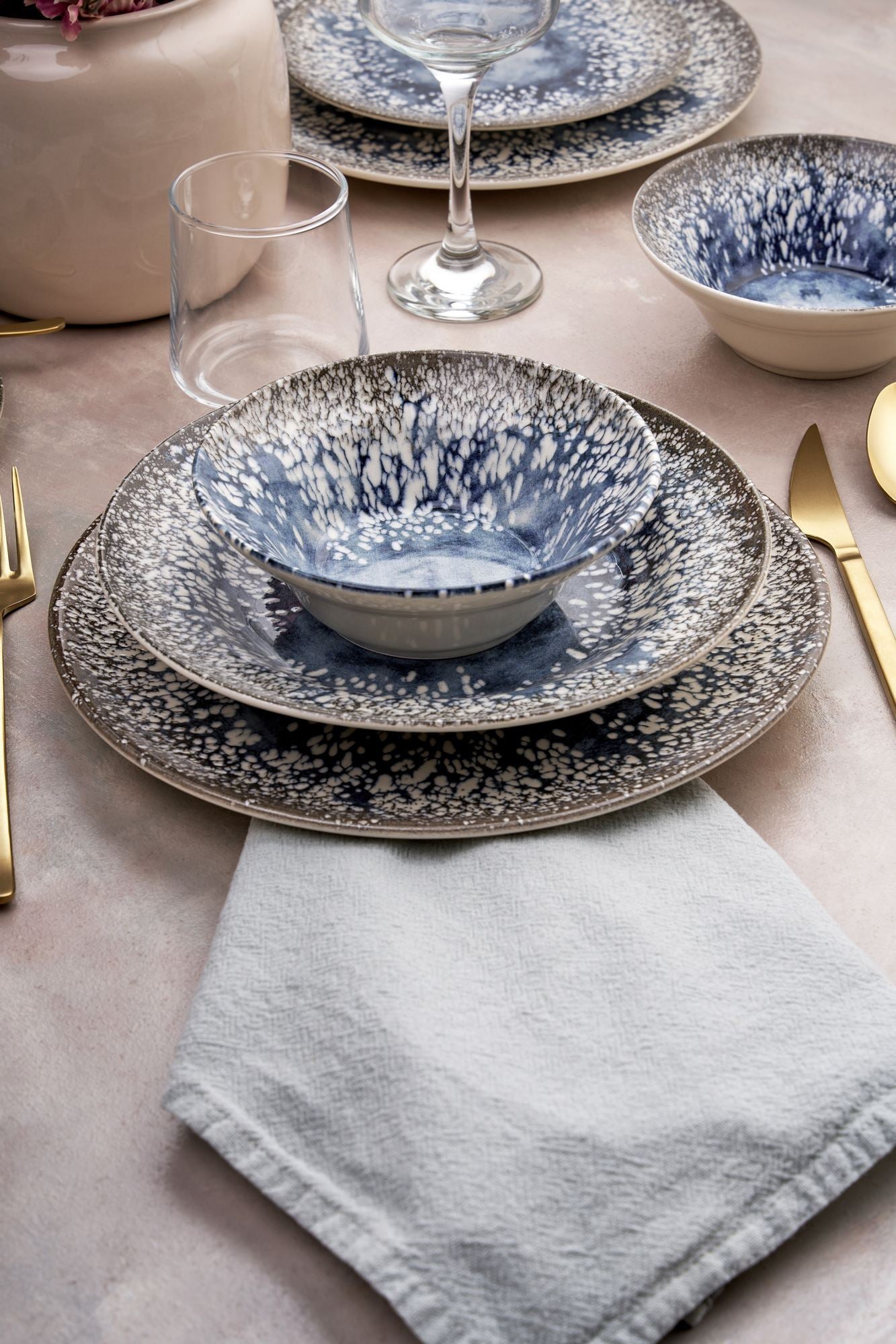 Rani Home Yemek Takımı (24 Parça) Çok Renkli HE-6745