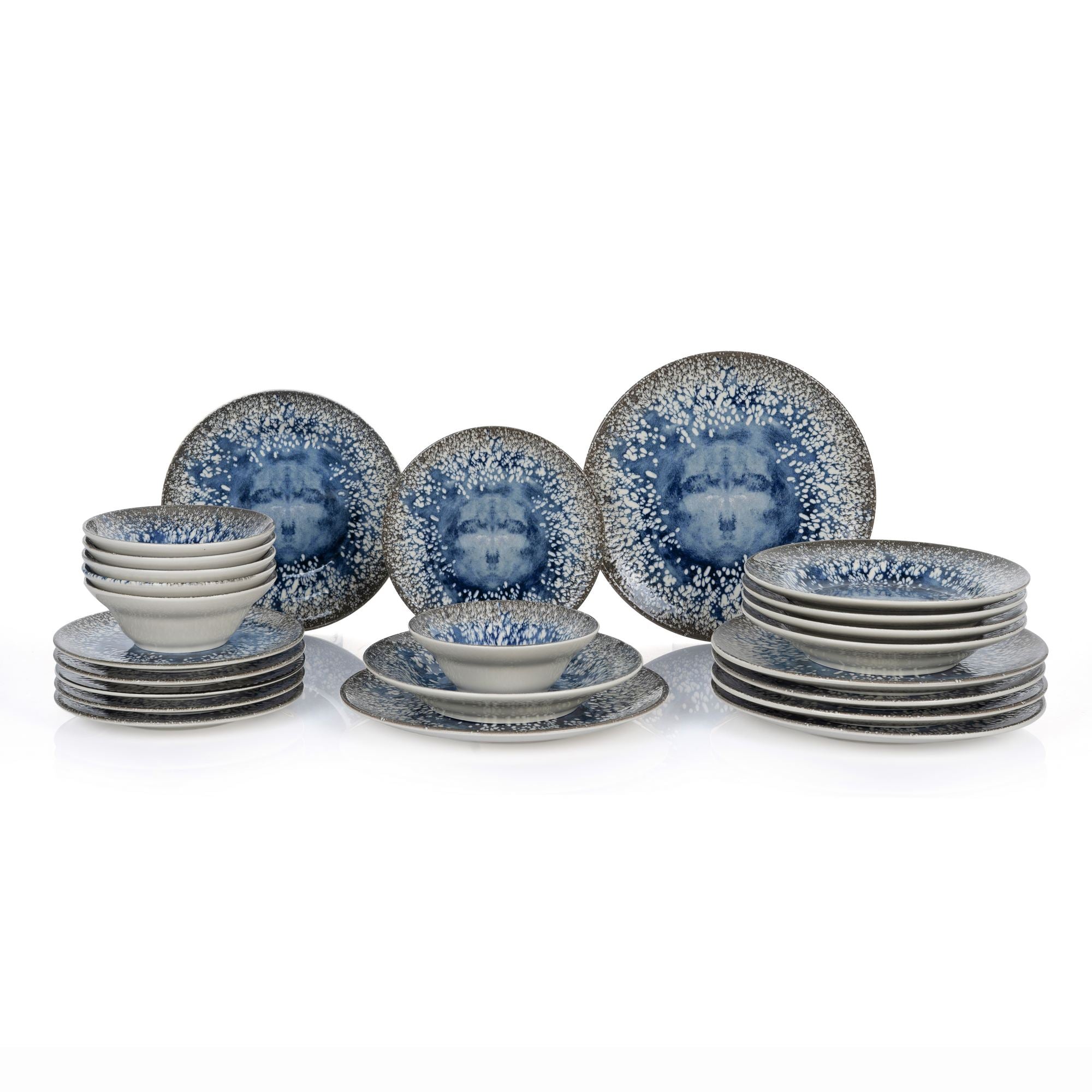 Rani Home Yemek Takımı (24 Parça) Çok Renkli HE-6745