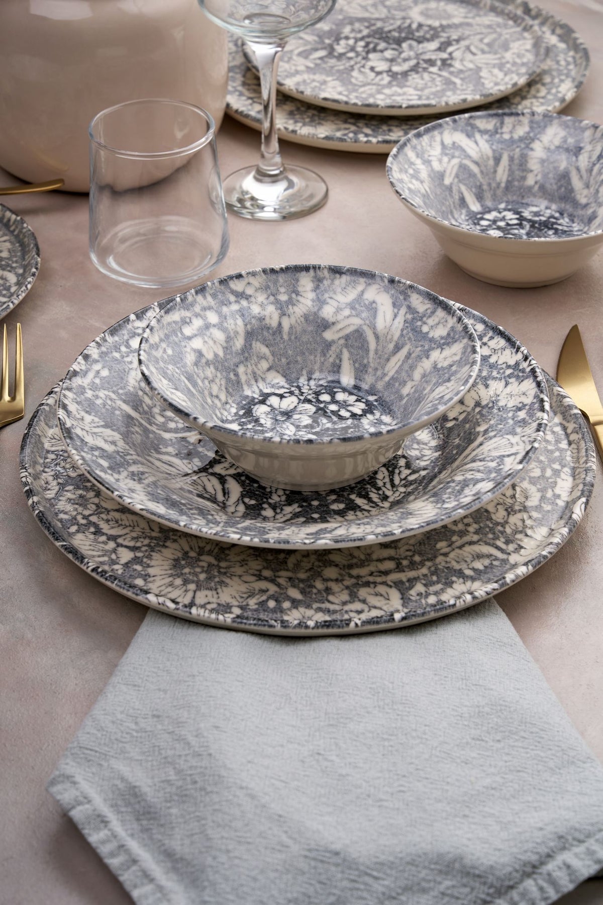 Rani Home Yemek Takımı (24 Parça) Hermia Çok Renkli HE-6746
