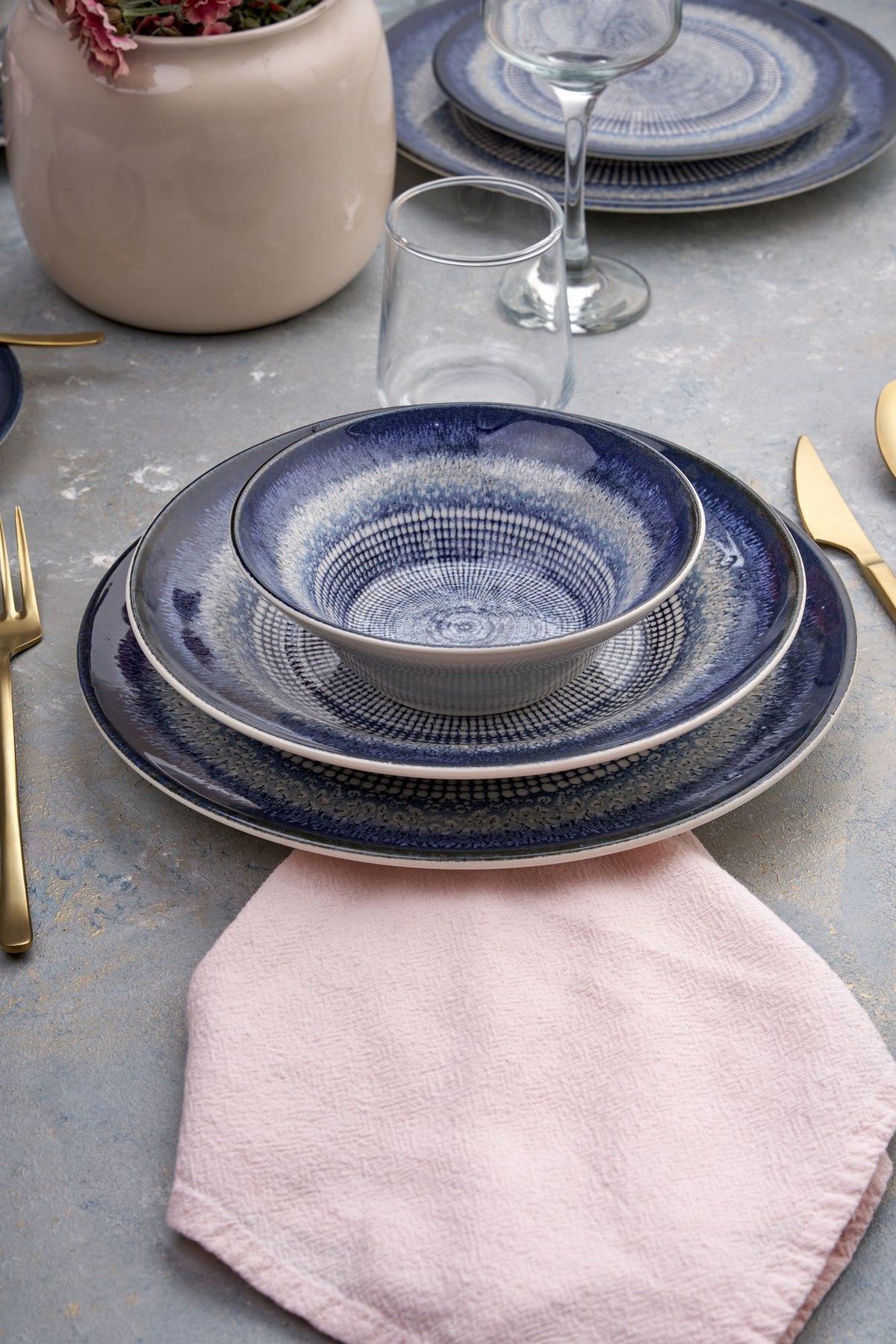 Rani Home Yemek Takımı (24 Parça) Hermia Çok Renkli HE-6747
