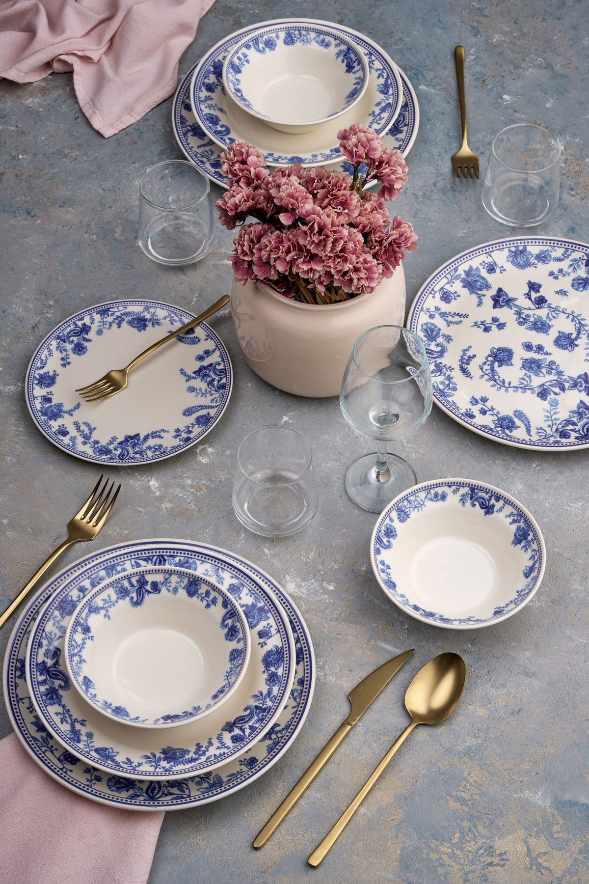Rani Home Yemek Takımı (24 Parça) Hermia Çok Renkli HE-6750